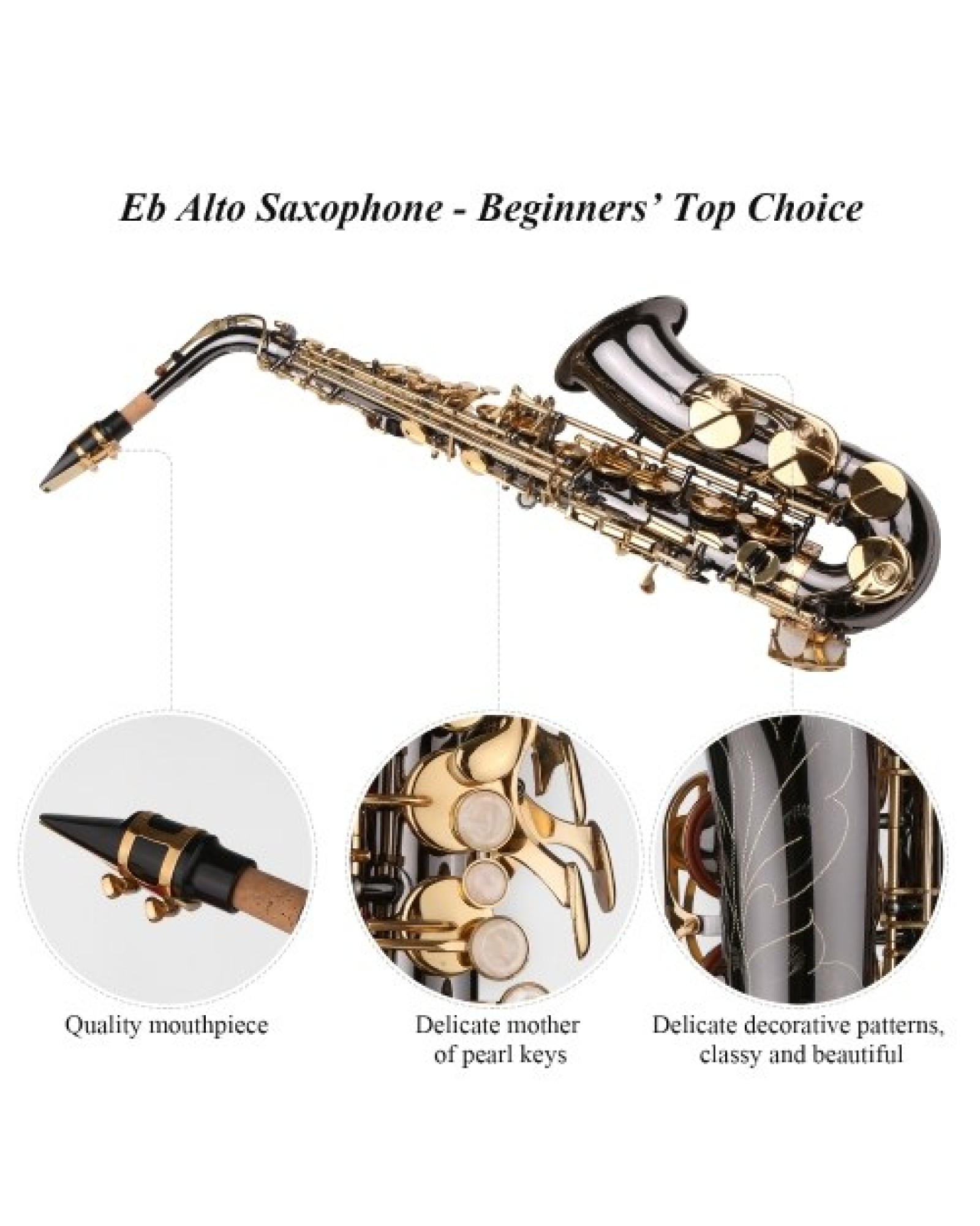 Saxophone Eb E-flat Alto Saxophone Sax