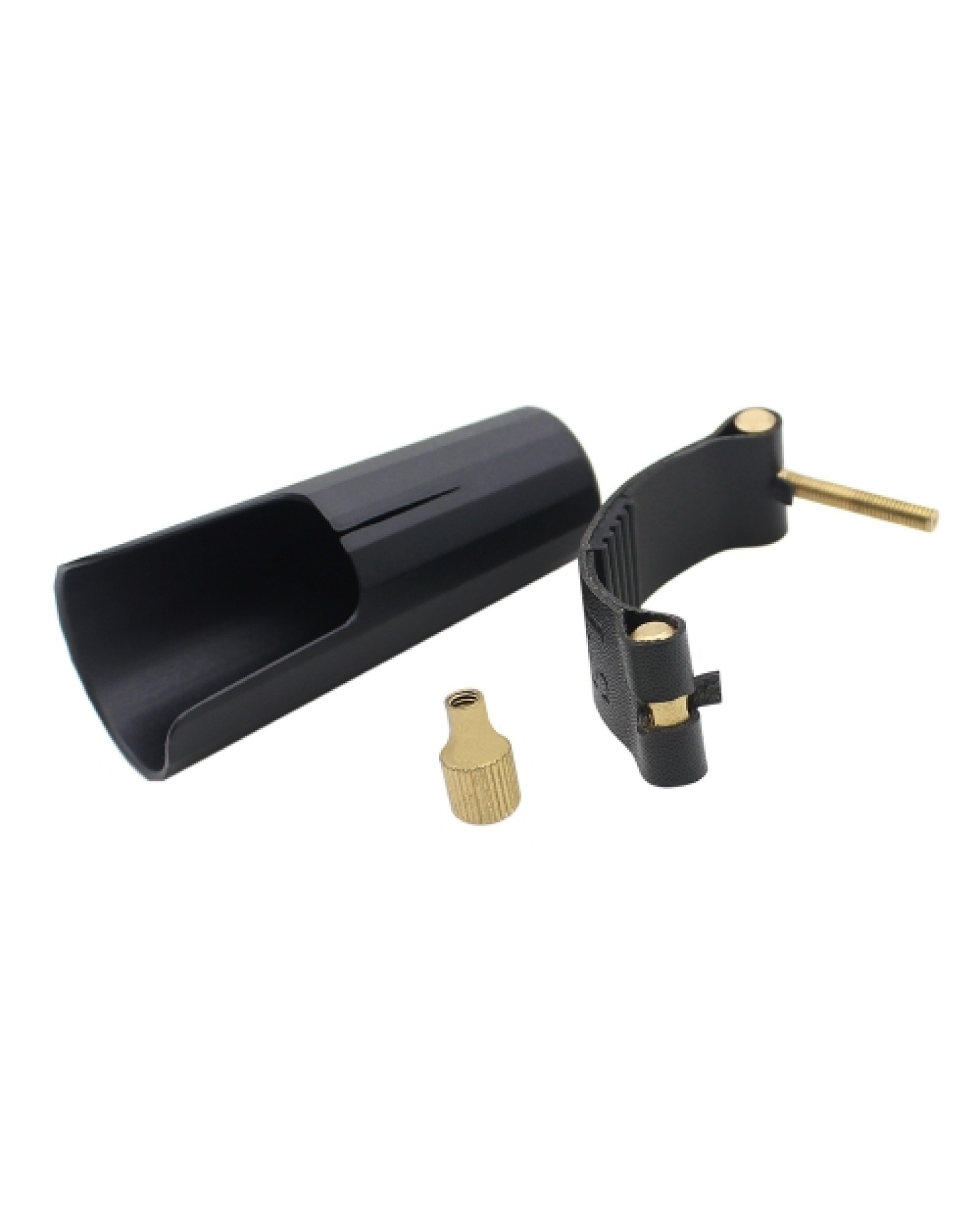 Leather Ligature Fastener with Plastic Cap for Clarinet Bakelite Mouthpiece Durable