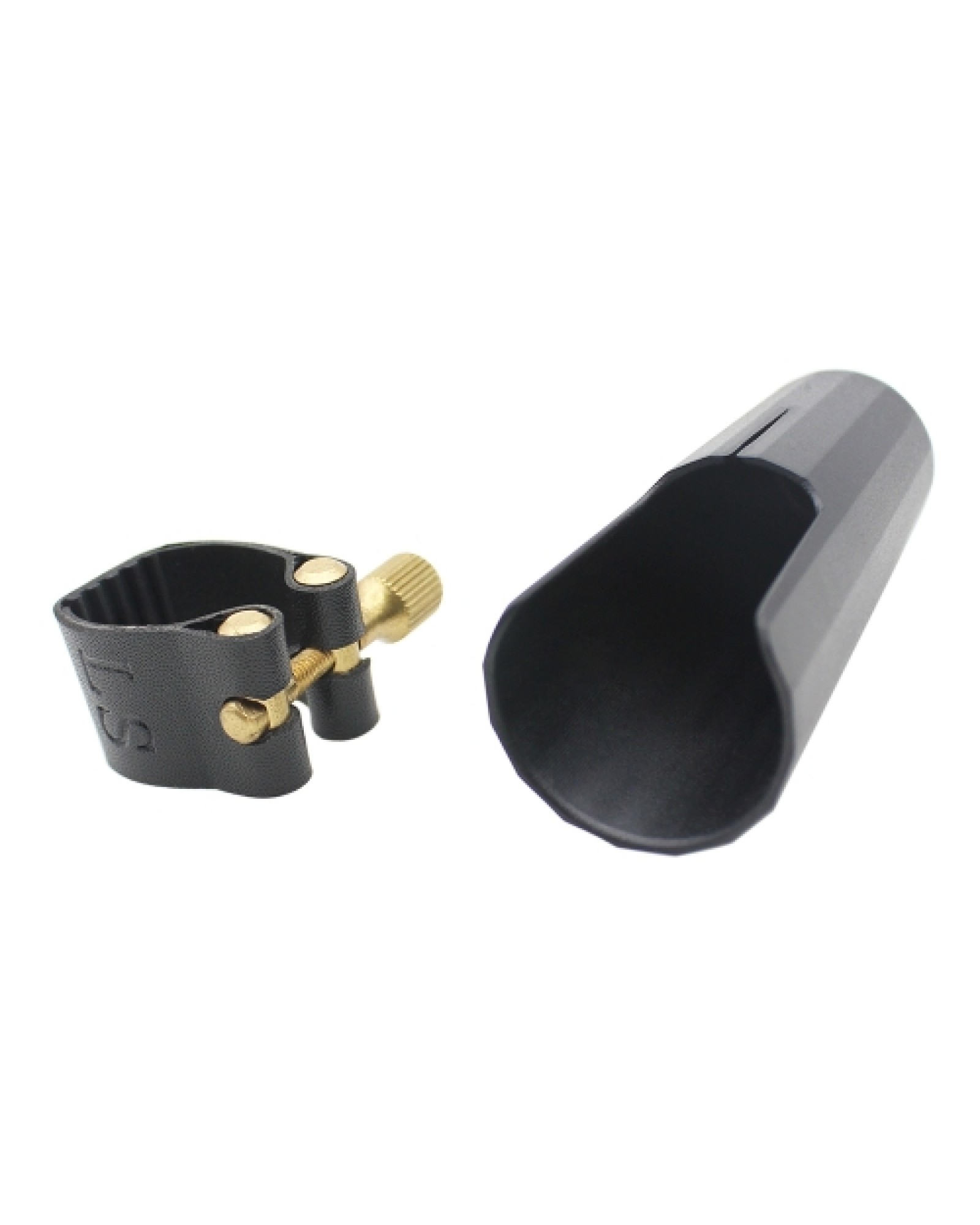 Leather Ligature Fastener with Plastic Cap for Clarinet Bakelite Mouthpiece Durable
