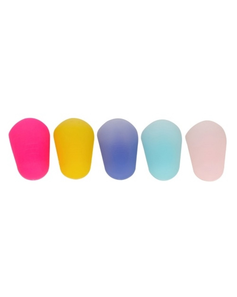 5 PCS Mouthpiece Protective Cap Saxophone Clarinet Mouthpiece Silicone Protector Wind Instrument Accessories (Random Color)