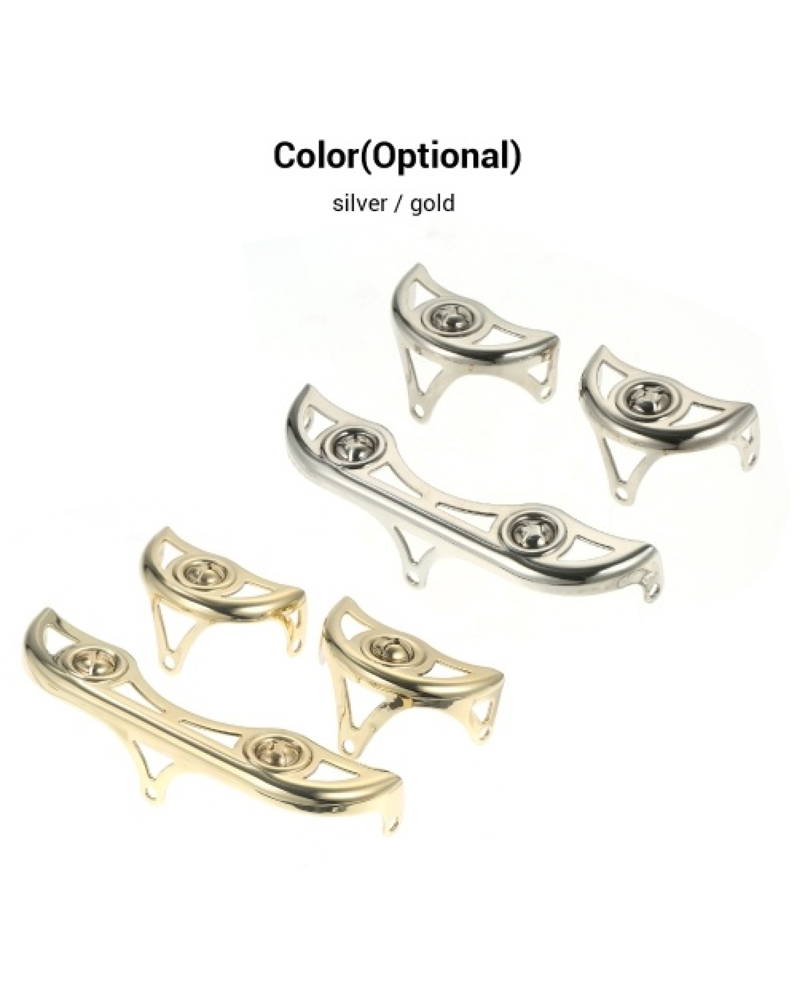 3Pcs/Set Brass Key Guard for Alto Sax Saxophone Repairing Protective Key Guard Kits with Felt Bumper &amp; Bolts Accessories