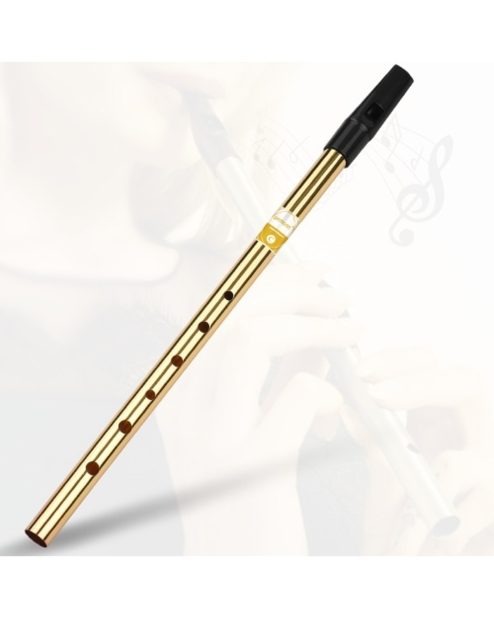Irish Whistle Flute Key of C 6 Holes Flute Wind Musical Instruments for Beginners Intermediates Experts