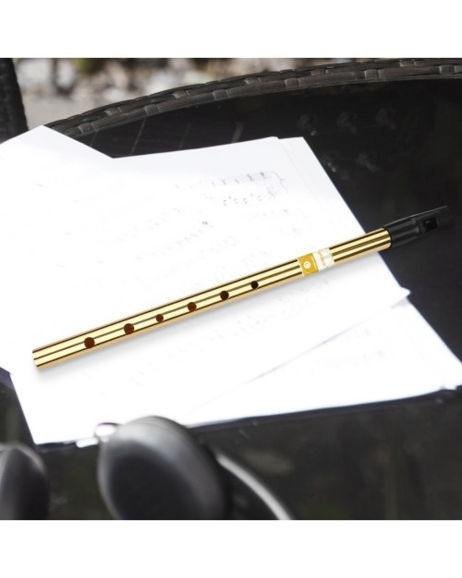 Irish Whistle Flute Key of C 6 Holes Flute Wind Musical Instruments for Beginners Intermediates Experts