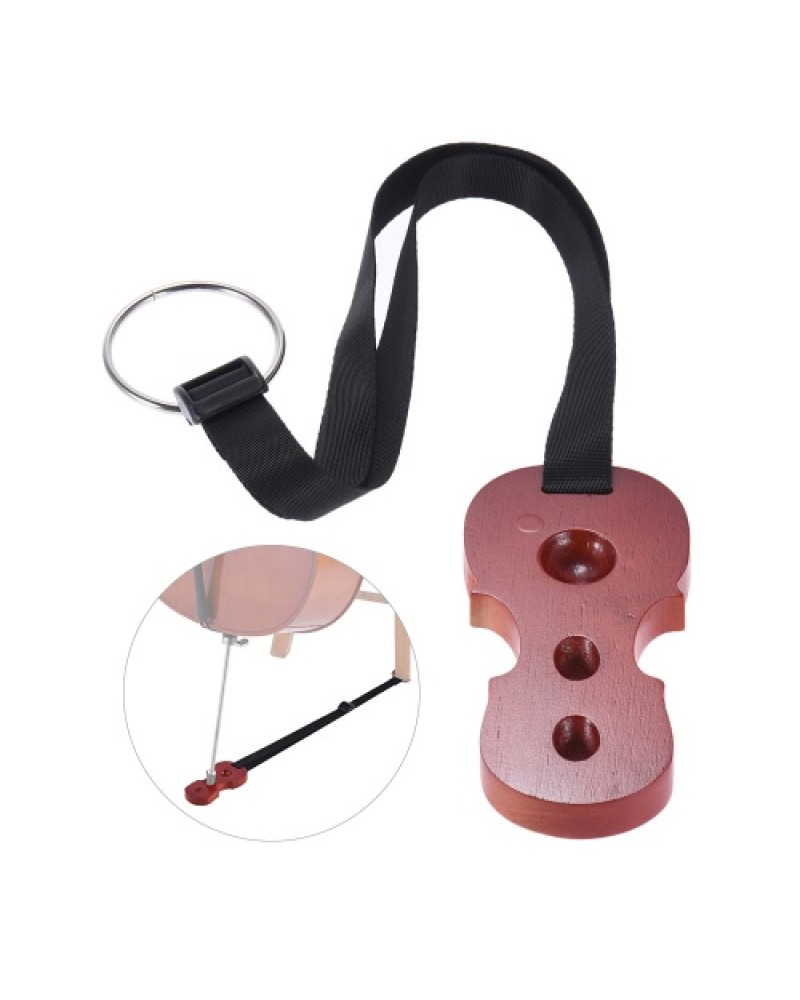 Hardwood Cello Endpin Non-slip Stop Holder Rest Anchor Protector Pad Cello Shape Rosewood Color