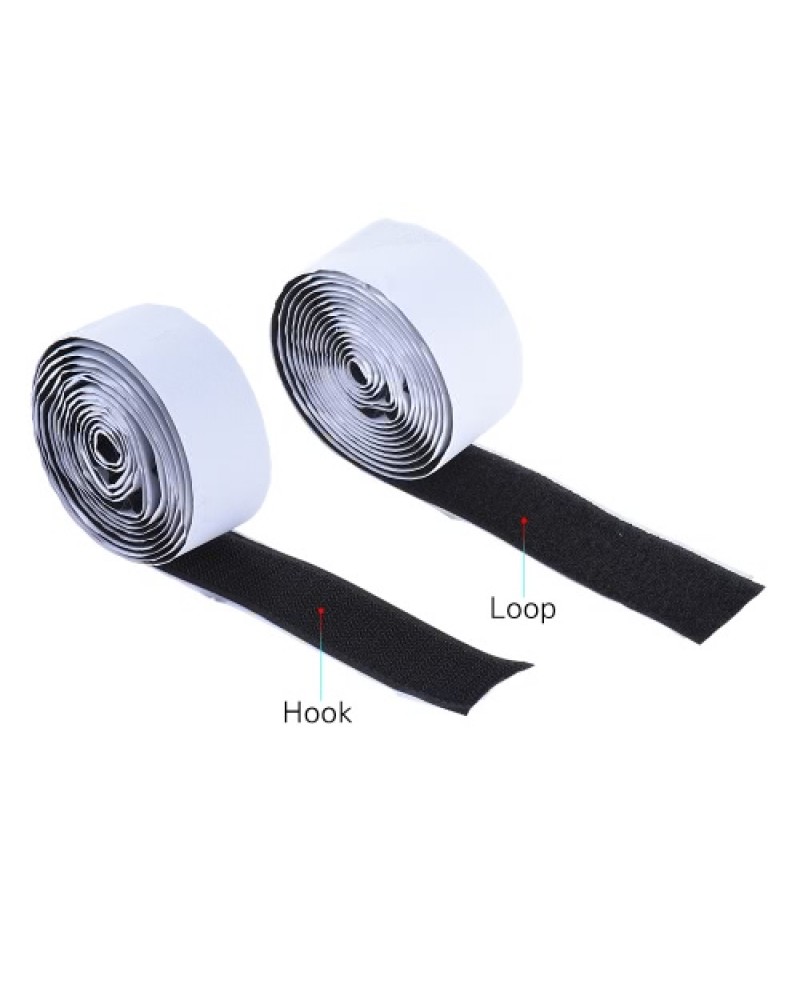 Pedalboard Pedal Mounting Tape Fastener Length 2M Width 3CM for Guitar Pedal Board, 2-Pack (1 Hook + 1 Loop)