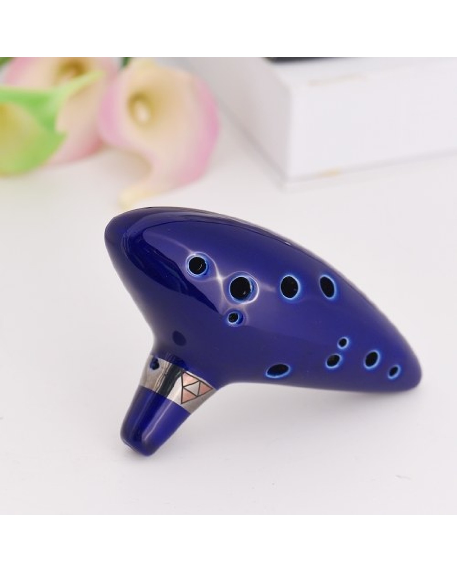 Ceramic Alto C Vessel Flute Wind Musical Instrument