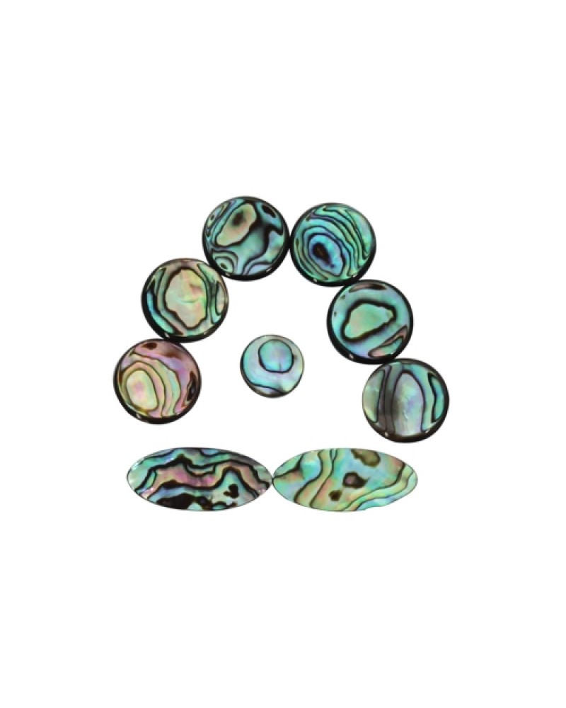 9pcs Colorful Abalone Shell Key Button Inlays for Tenor/ Alto/ Soprano Sax Saxophone