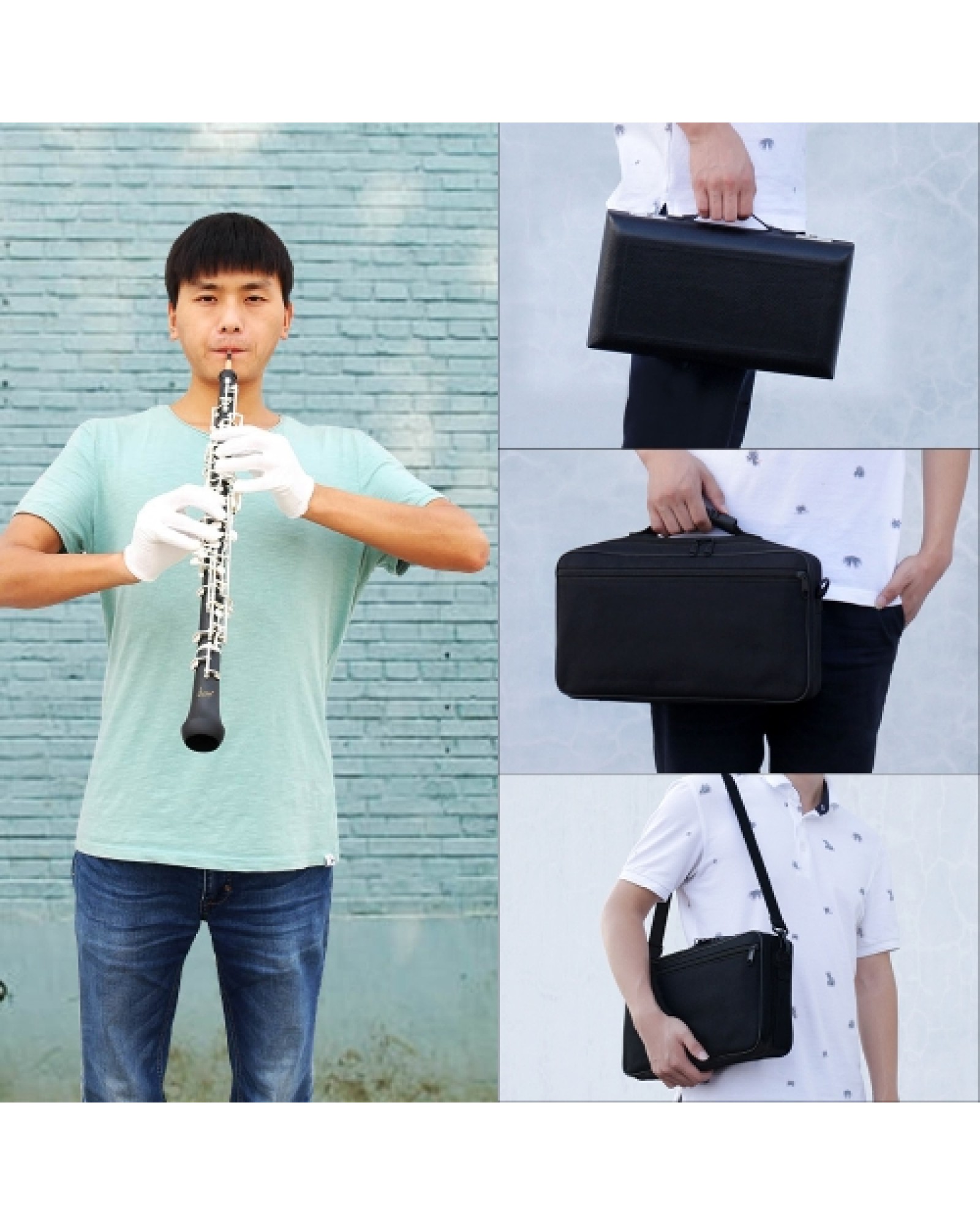 Professional Oboe C Key Cupronickel Plated Silver Woodwind Musical Instrument