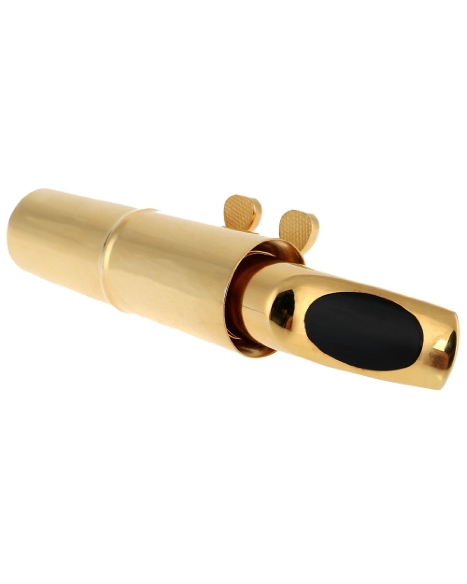 Jazz Tenor Sax Saxophone 5C Mouthpiece Metal with Mouthpiece Patches Pads Cushions Cap Buckle Gold Plating