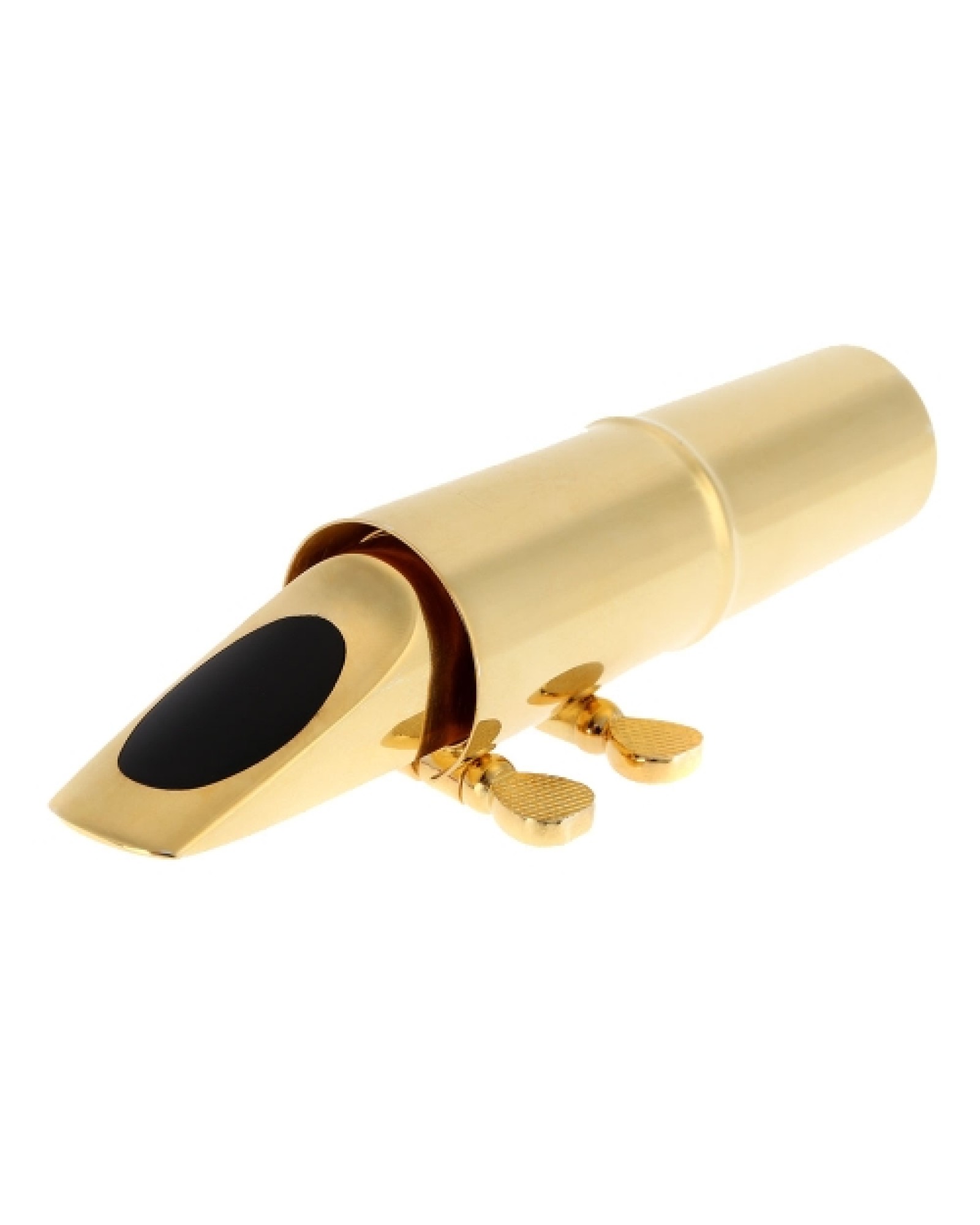 Jazz Tenor Sax Saxophone 5C Mouthpiece Metal with Mouthpiece Patches Pads Cushions Cap Buckle Gold Plating