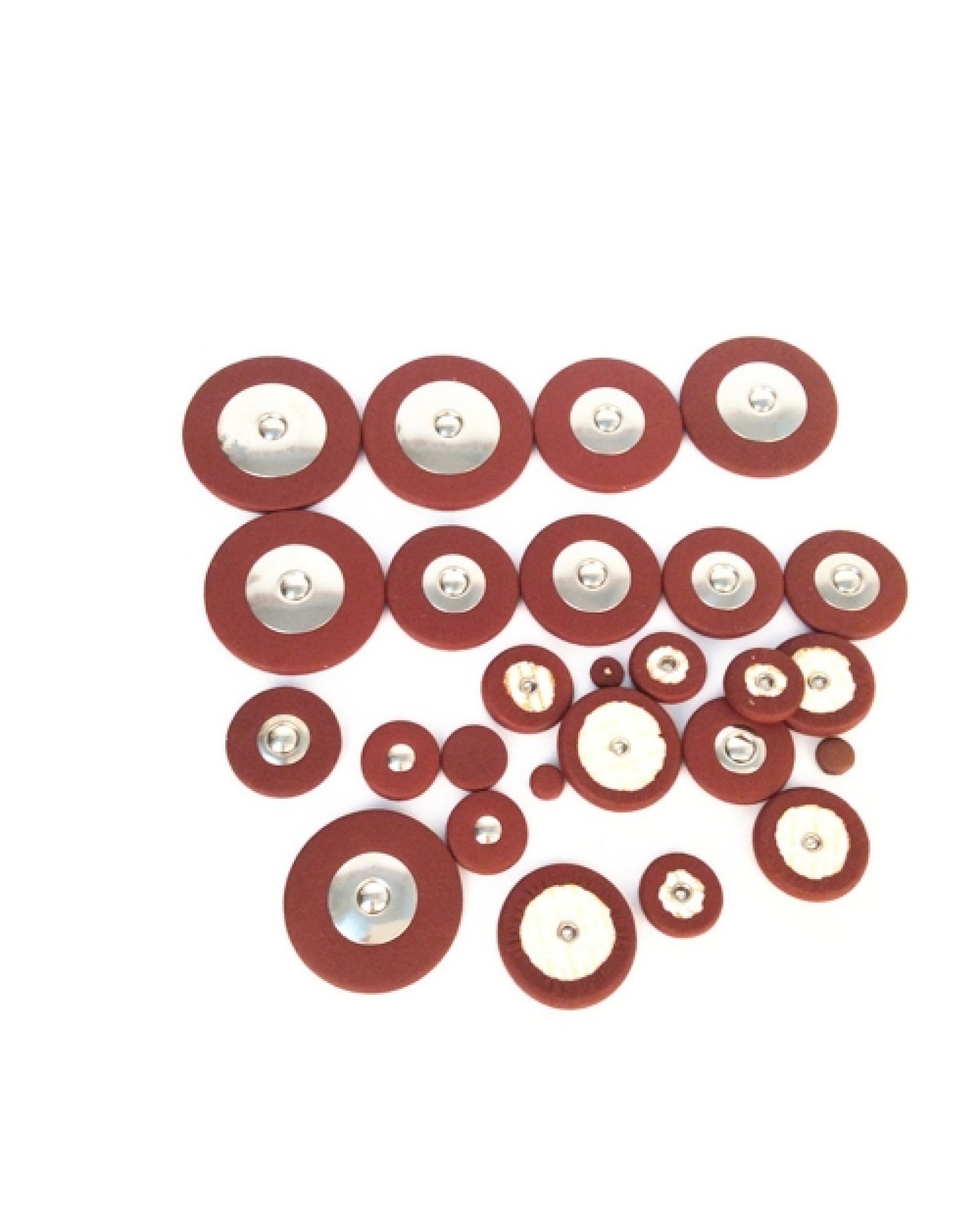 26 Pieces of Sax Leather Pads Replacement for Alto Saxophone