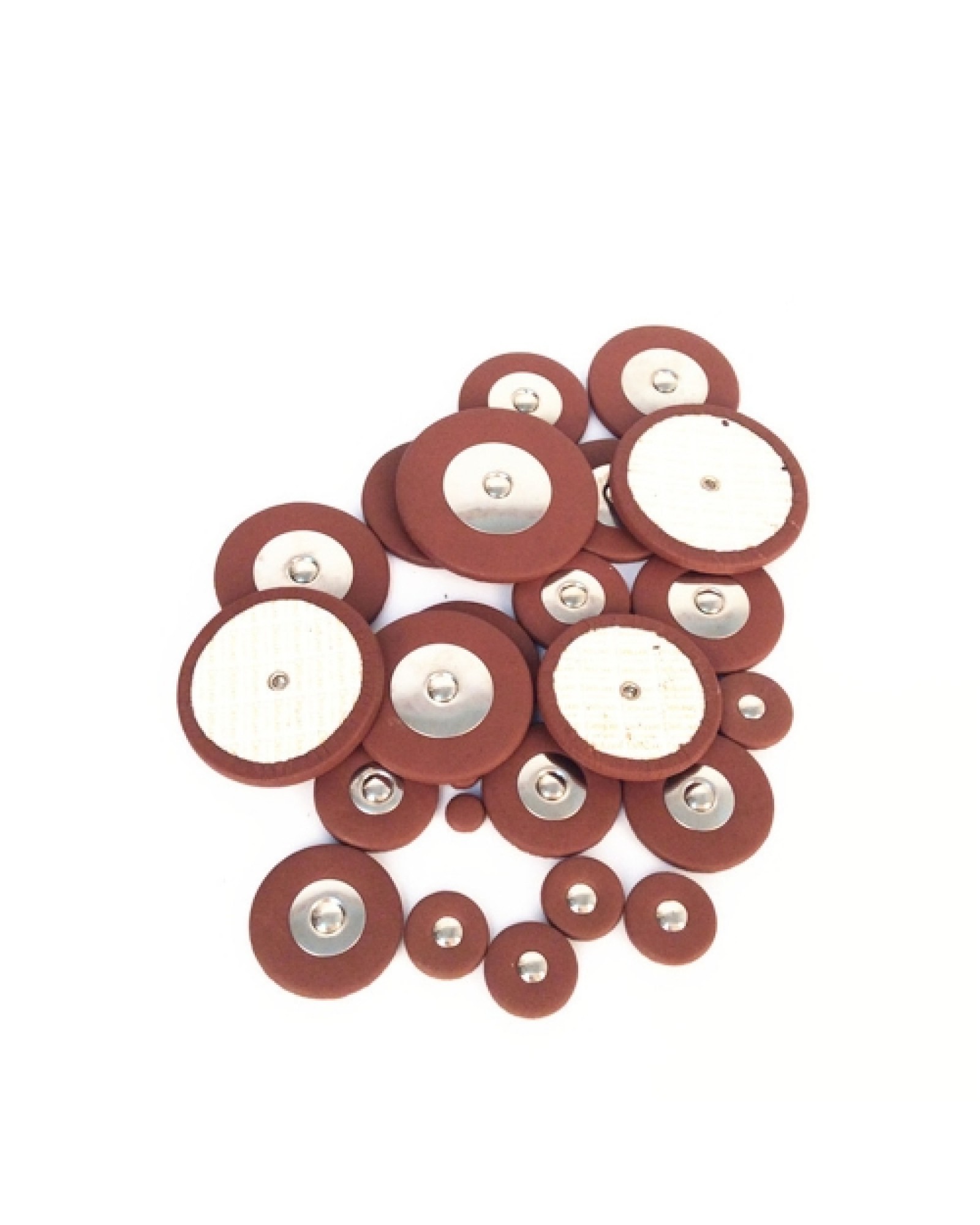 26 Pieces of Sax Leather Pads Replacement for Alto Saxophone