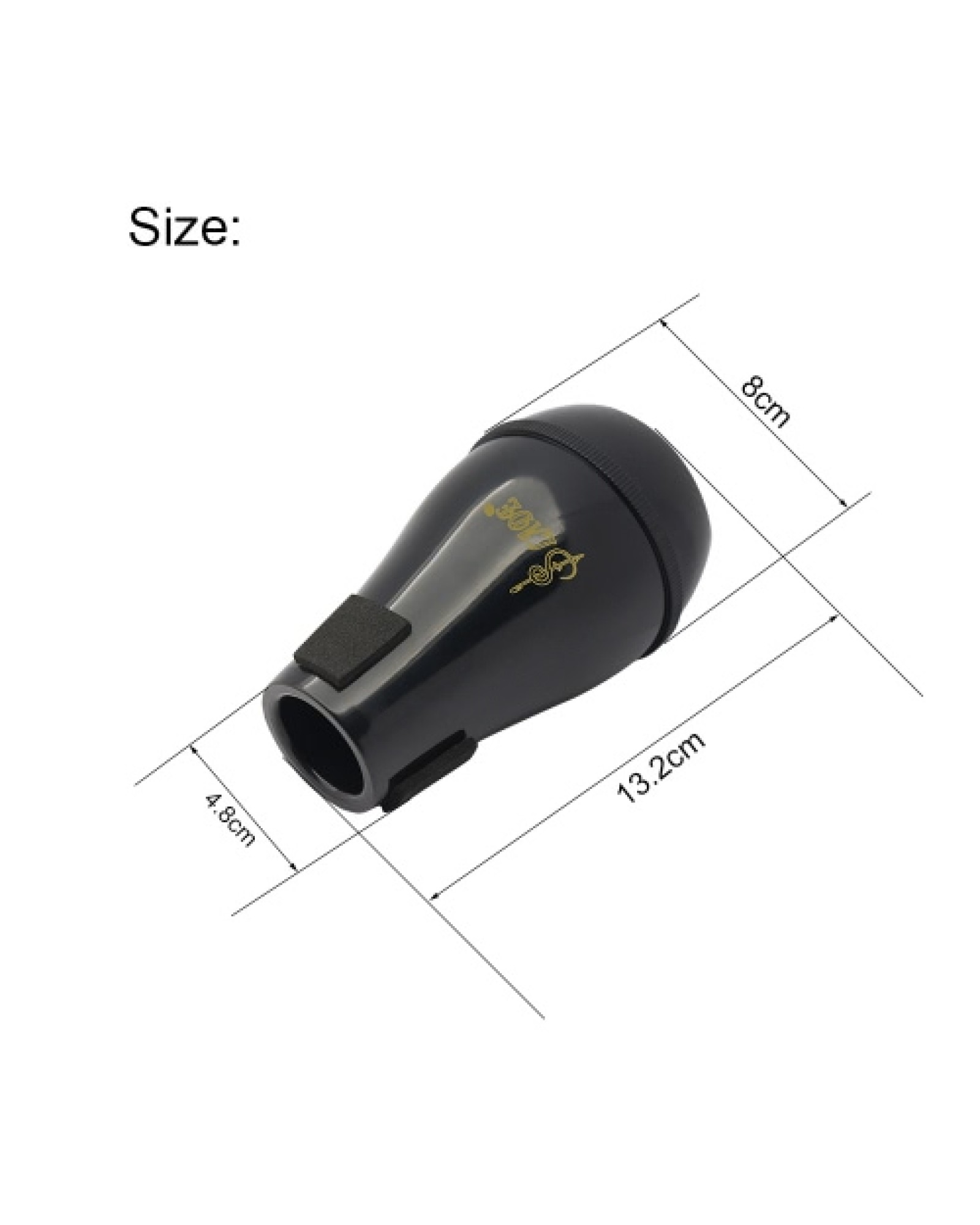 High Quality Light-weight Practice Trombone Straight Mute Silencer Sourdine ABS Material for Alto Tenor Trombones
