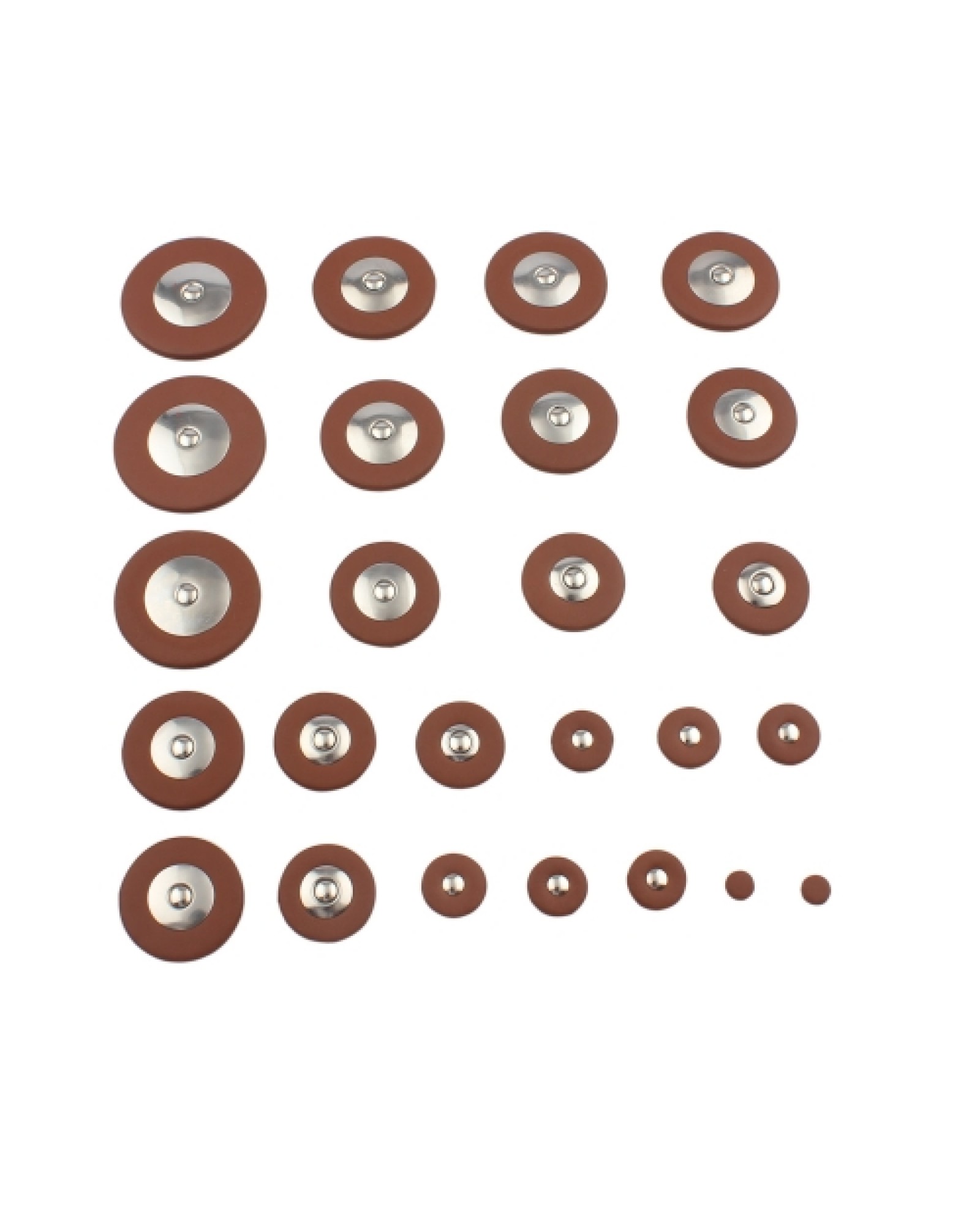 25pcs Sax Leather Pads Replacement for Tenor Saxophone