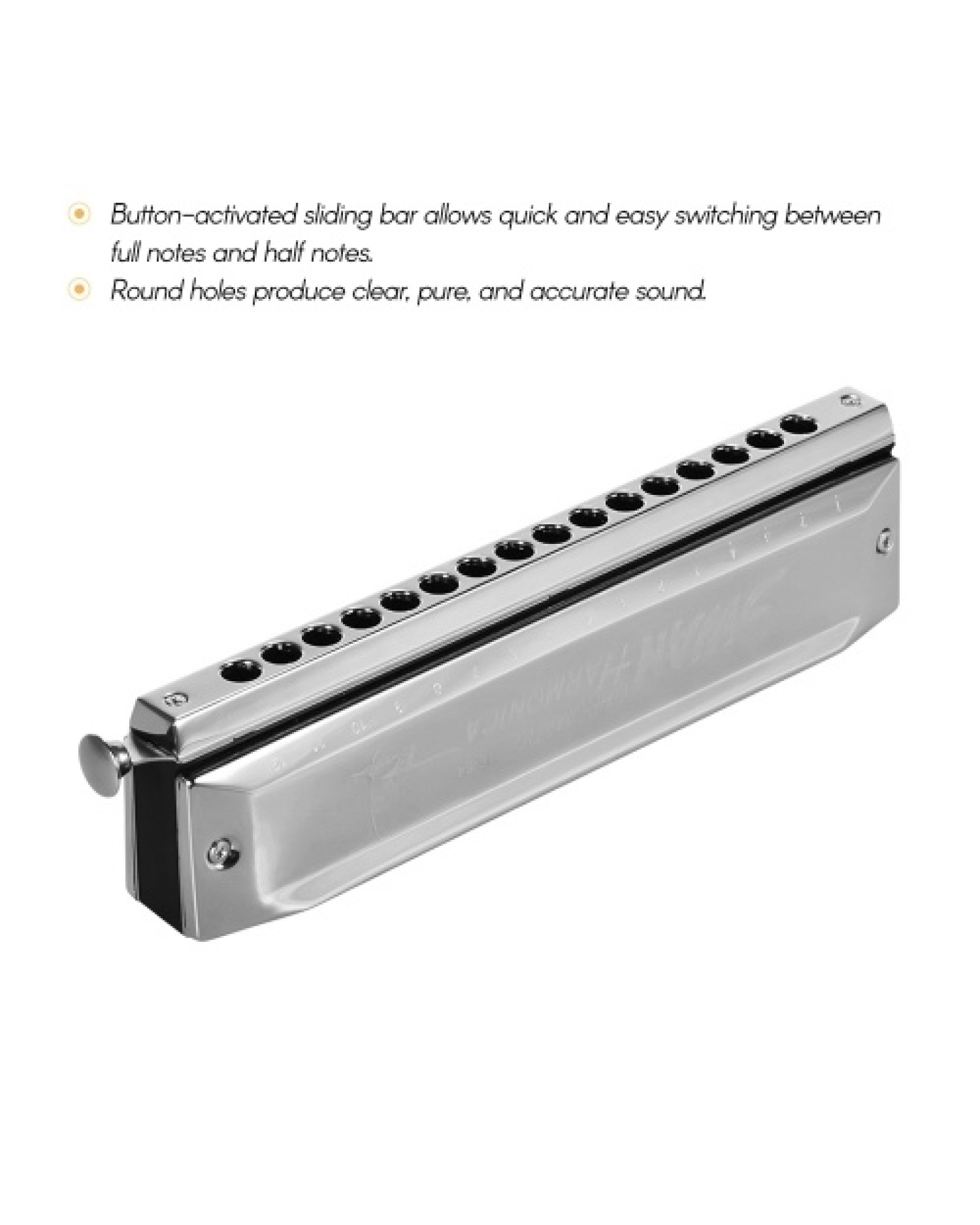 Swan SW-1664 16 Holes Chromatic Harmonica C Key 64 Tones Mouth Organ