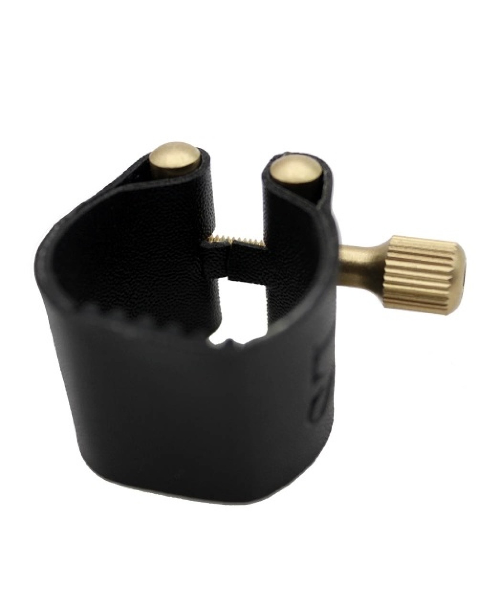 Ligature Fastener for Alto Sax Saxophone Rubber Mouthpiece Artificial Leather Compact Durable