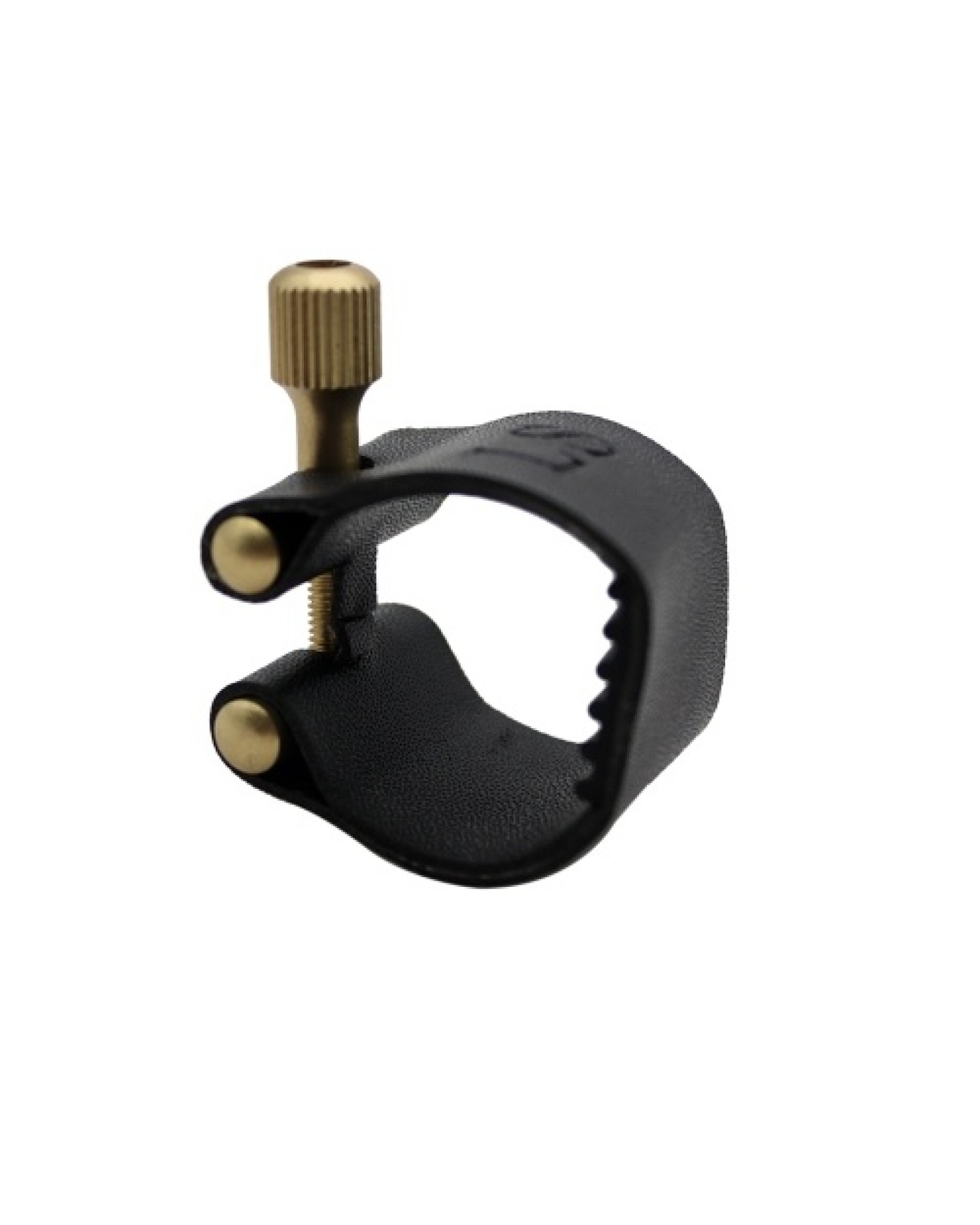 Ligature Fastener for Alto Sax Saxophone Rubber Mouthpiece Artificial Leather Compact Durable