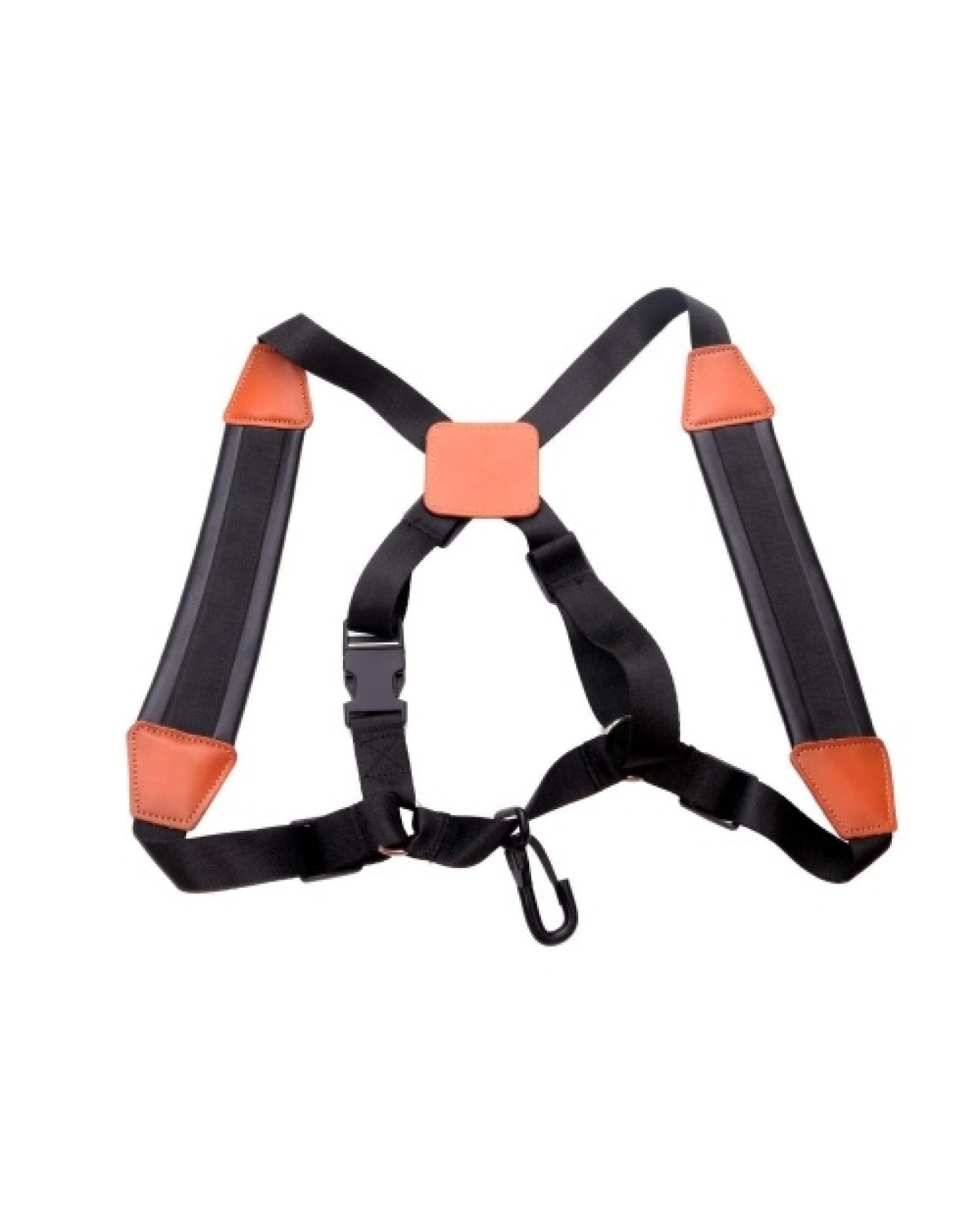 Saxophone Strap Sax Shoulder Strap Adjustable Padded Leather Strap for Soprano Alto Baritone Saxophone