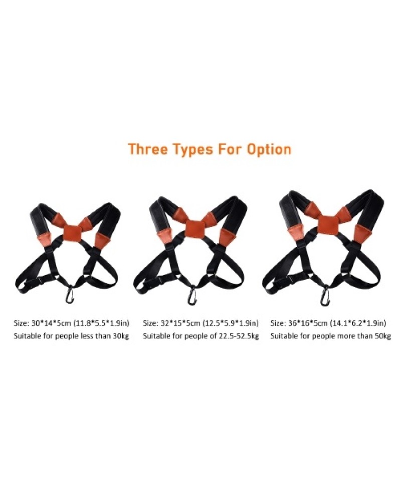 Saxophone Strap Sax Shoulder Strap Adjustable Padded Leather Strap for Soprano Alto Baritone Saxophone