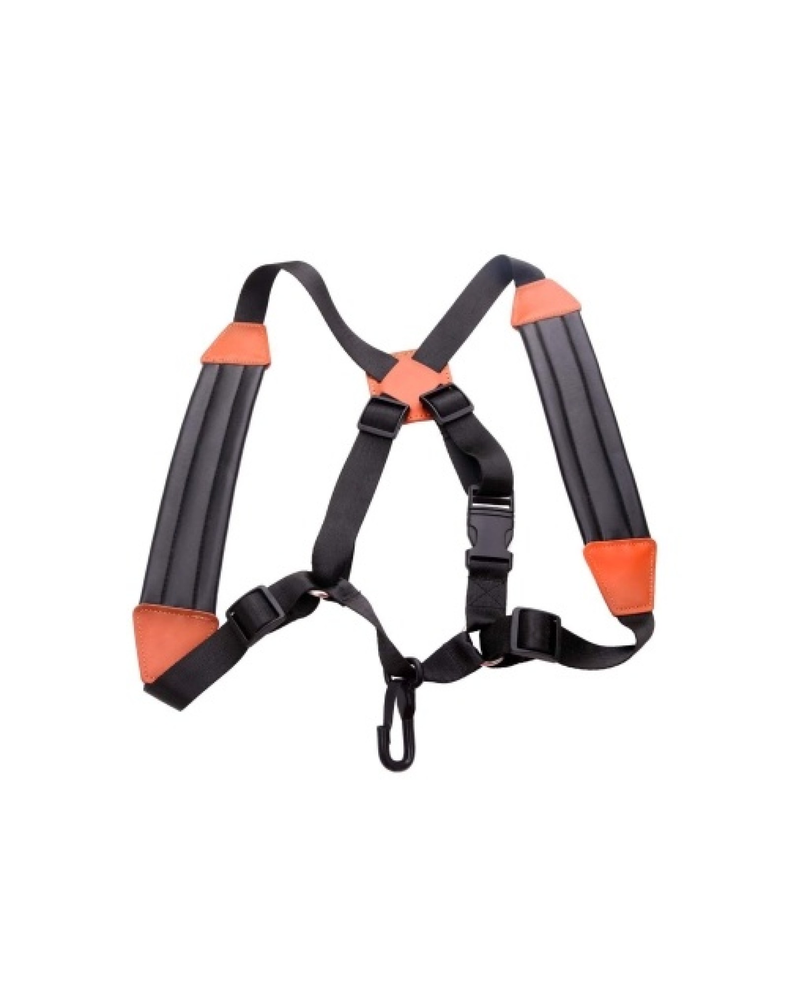 Saxophone Strap Sax Shoulder Strap Adjustable Padded Leather Strap for Soprano Alto Baritone Saxophone