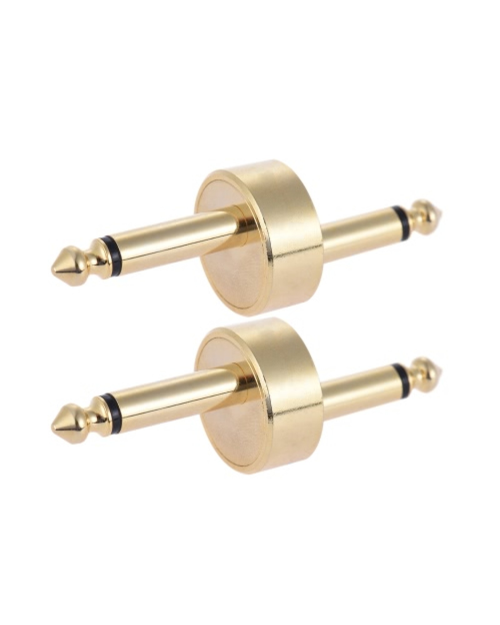 2 Pack 1/4 Inch 6.35mm Z Type Guitar Effect Pedal Coupler Connector Guitar Pedal Board Accessory