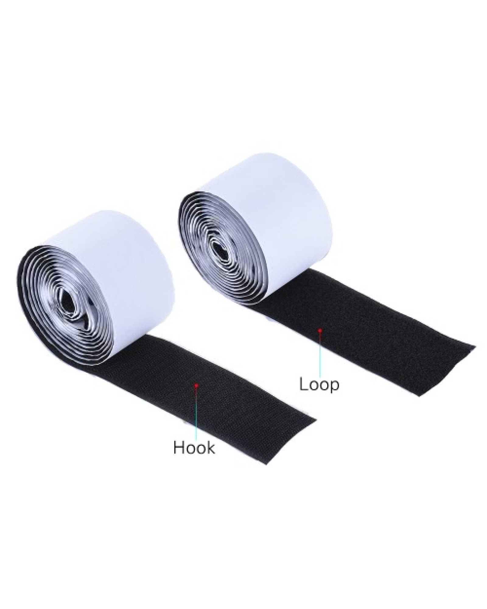 Pedalboard Pedal Mounting Tape Fastener Length 2M Width 5CM for Guitar Pedal Board, 2-Pack (1 Hook + 1 Loop)