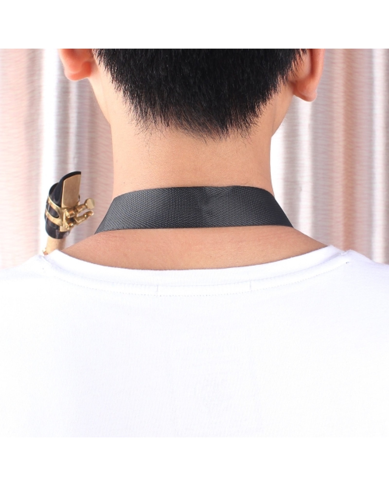 Adjustable Saxophone Sax Clarinet Neck Strap with Hook Clasp