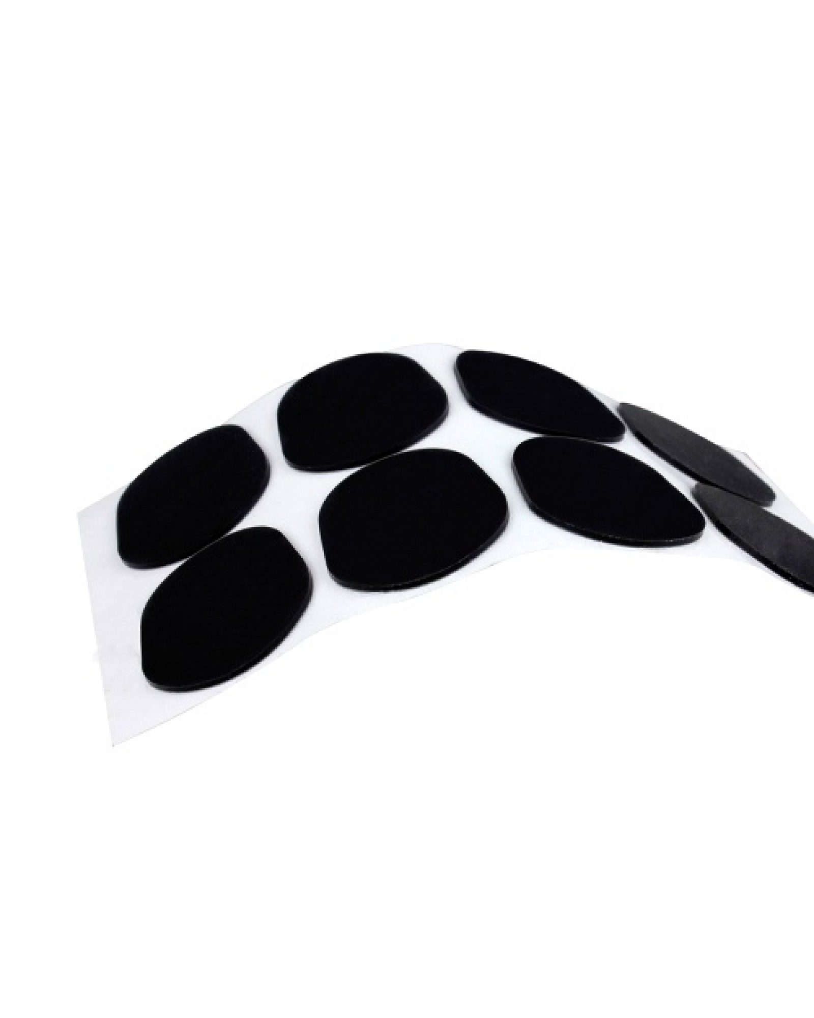 Wind Instrument Accessories 8pcs Alto Tenor Saxophone Clarinet Mouthpiece Cushions Patches Pads Black 0.5mm Thickness