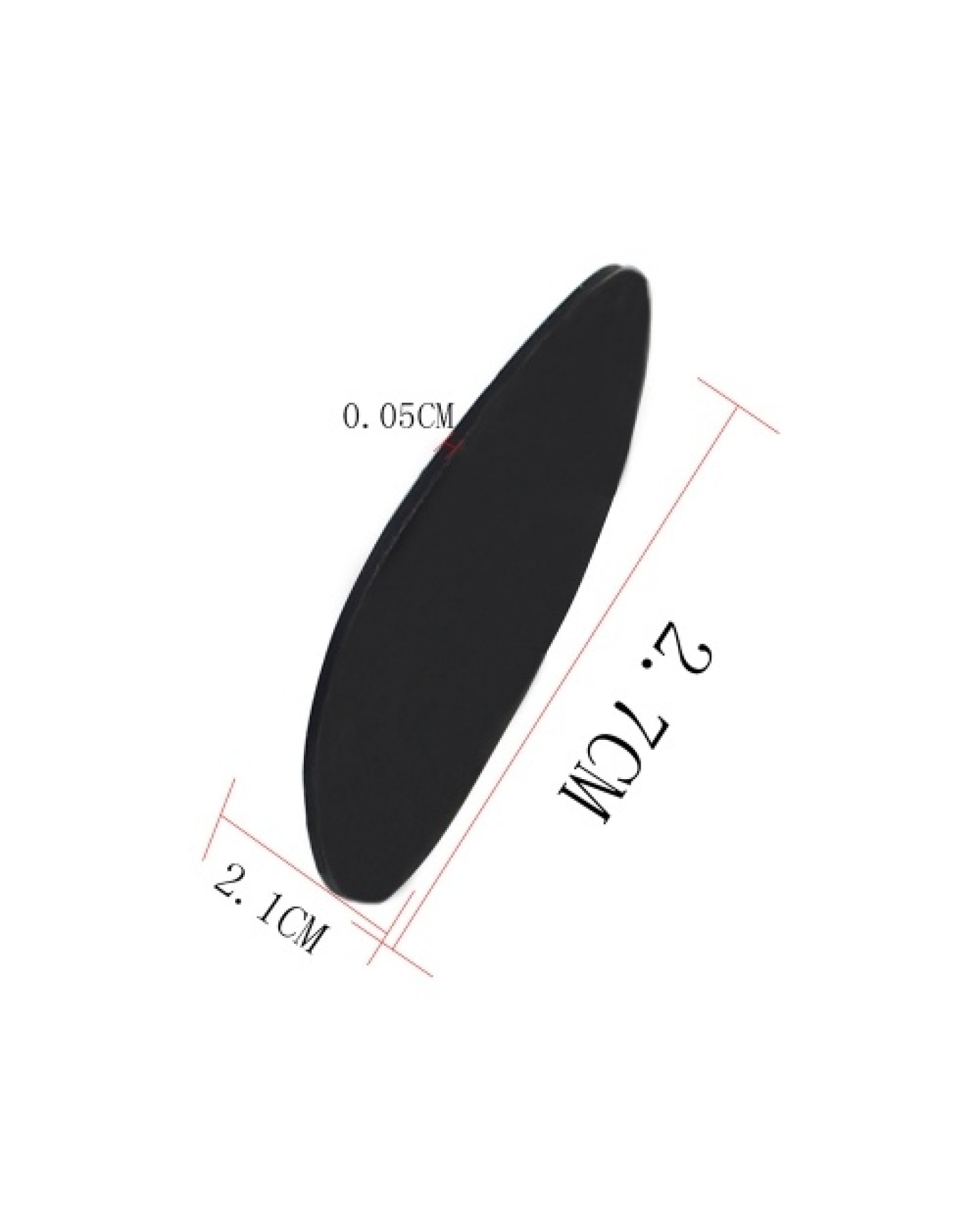 Wind Instrument Accessories 8pcs Alto Tenor Saxophone Clarinet Mouthpiece Cushions Patches Pads Black 0.5mm Thickness