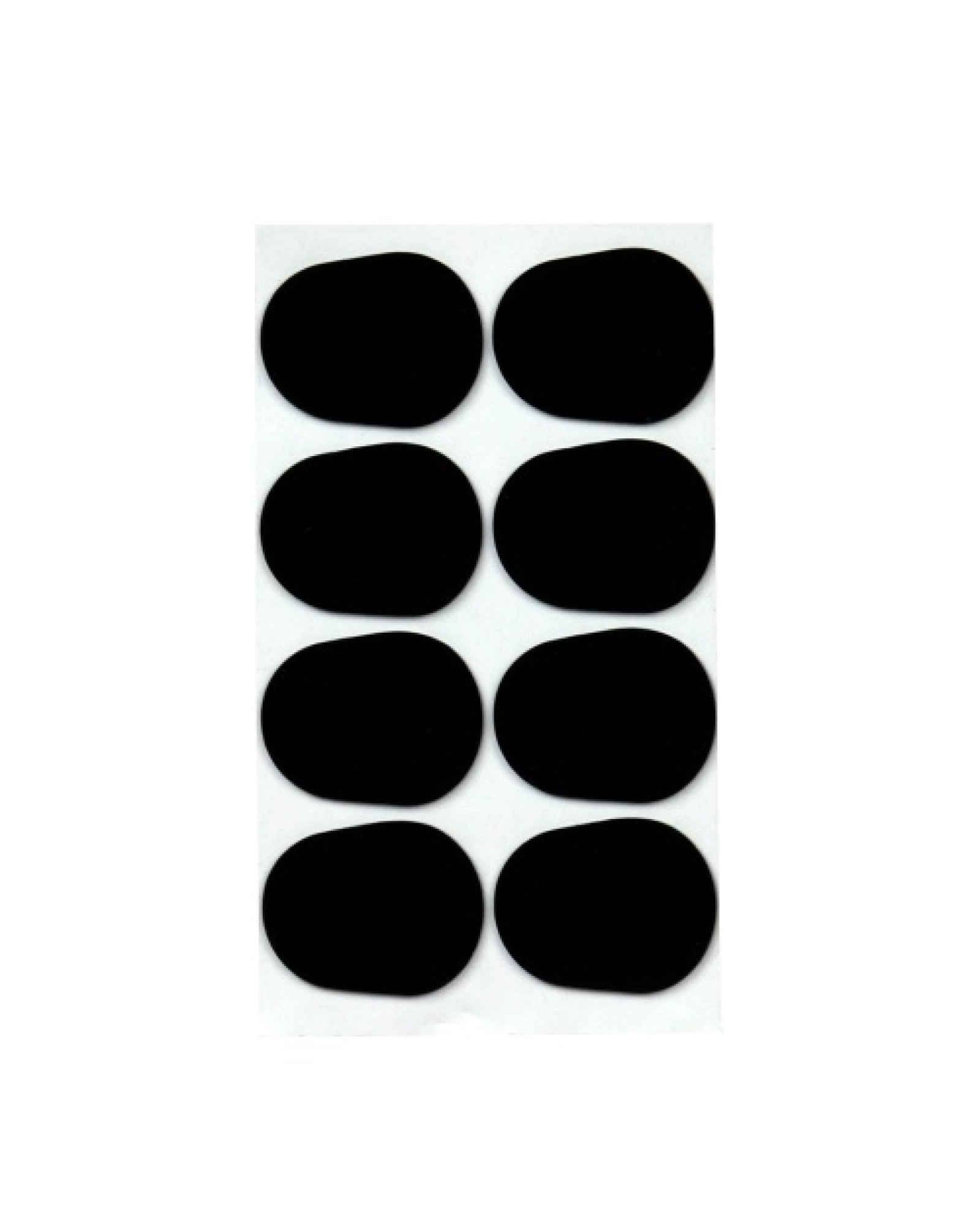 Wind Instrument Accessories 8pcs Alto Tenor Saxophone Clarinet Mouthpiece Cushions Patches Pads Black 0.5mm Thickness