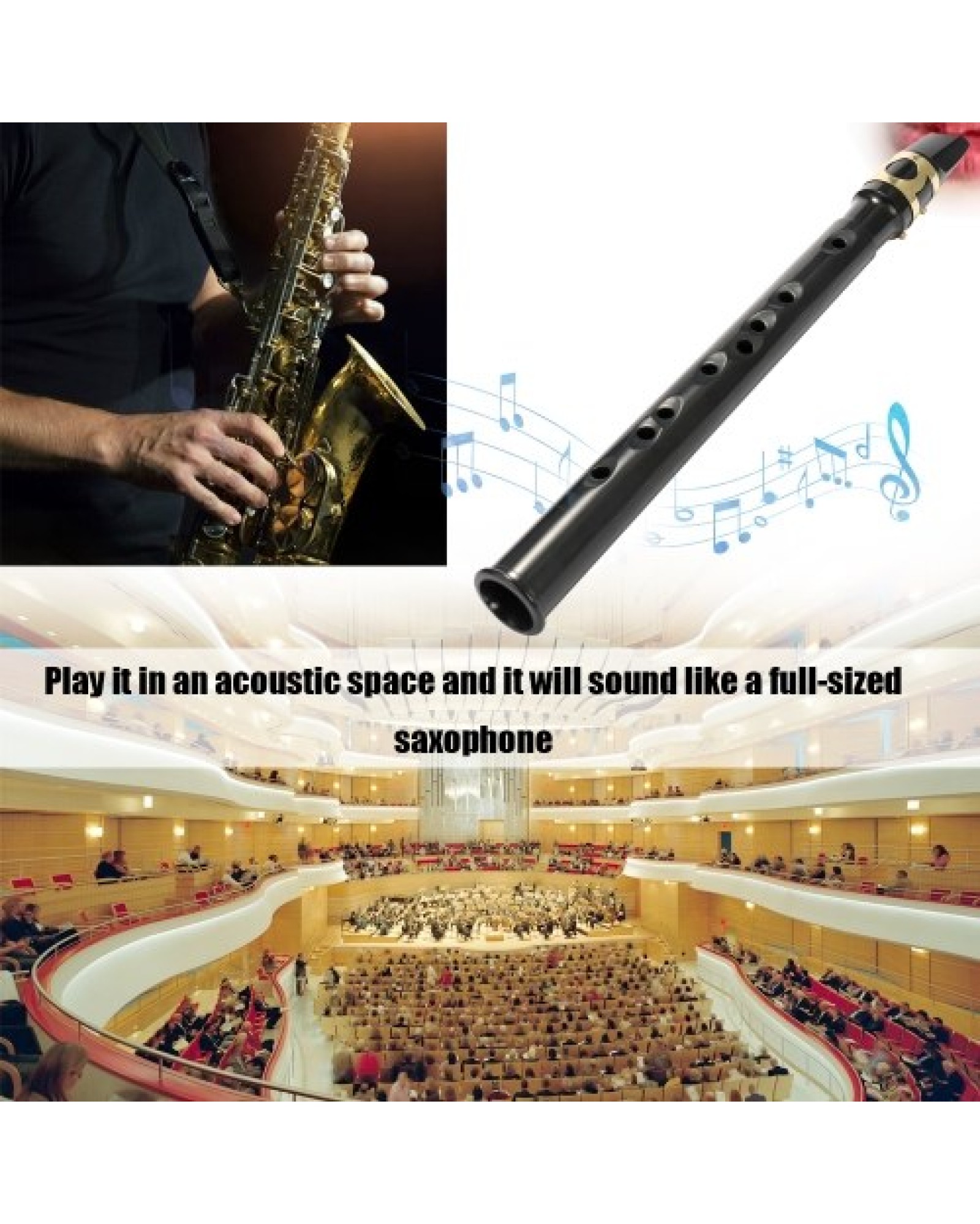 （Straight mouth）Pocket Sax Mini Portable Saxophone Little Saxophone With Carrying Bag Woodwind Instrument