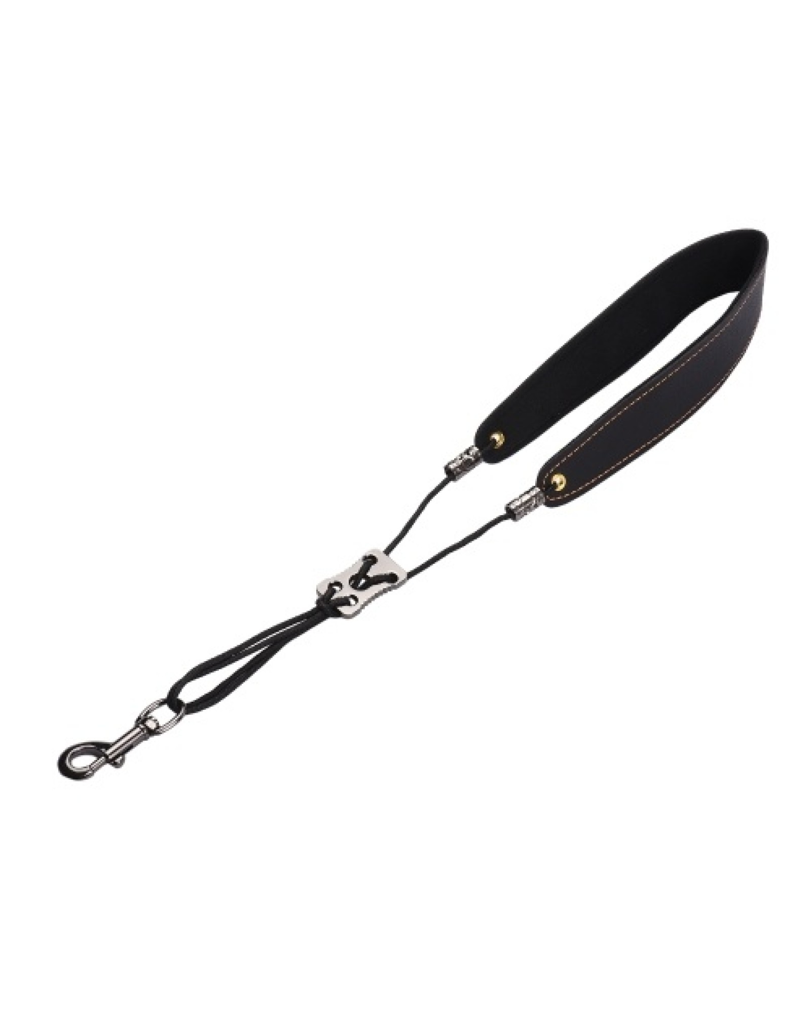Adjustable Saxophone Neck Strap Soft Leather Padded Sax Strap with Metal Hook for Saxophones Clarinets