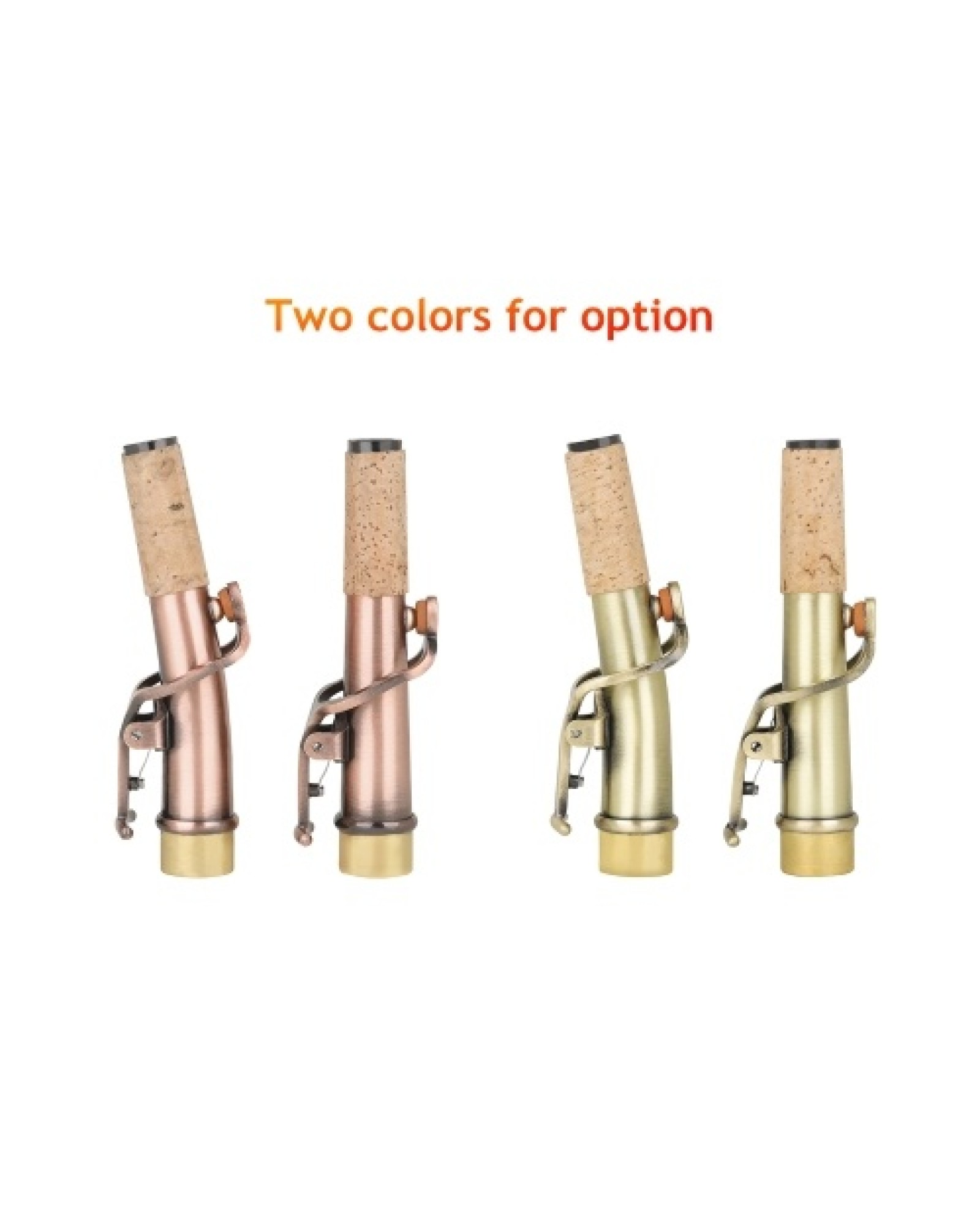 Saxophone Neck 16.7mm Diameter Connector Brass Green Lacquered Saxophone Bend &amp; Straight Neck Sax Parts Accessories for Sopr