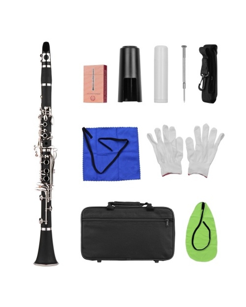 Clarinet ABS 17 Key bB Flat Soprano Binocular Clarinet