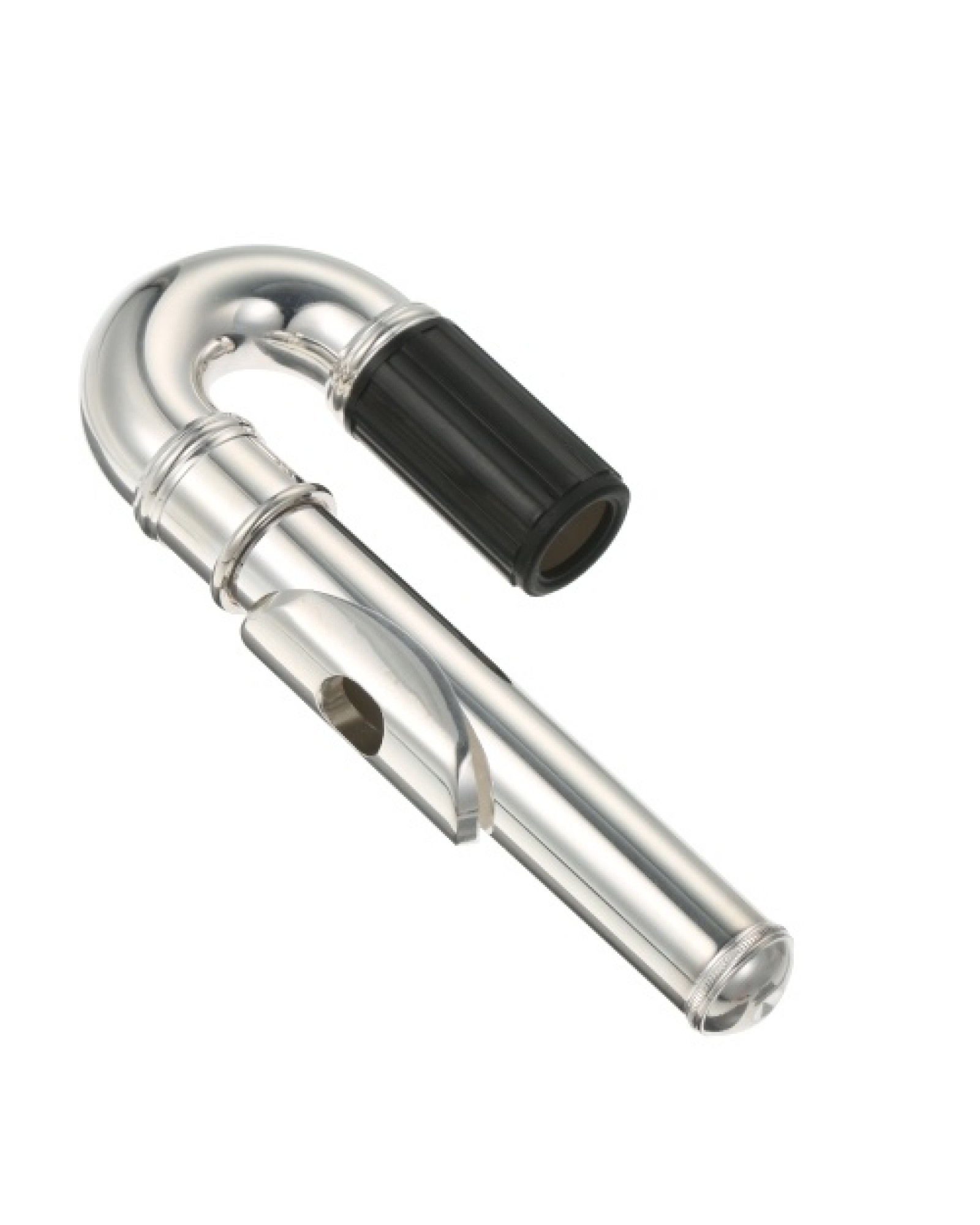 Nickel-Plated Flute Curved Head Joint Musical Instrument Accessories Headjoints Replacement Part