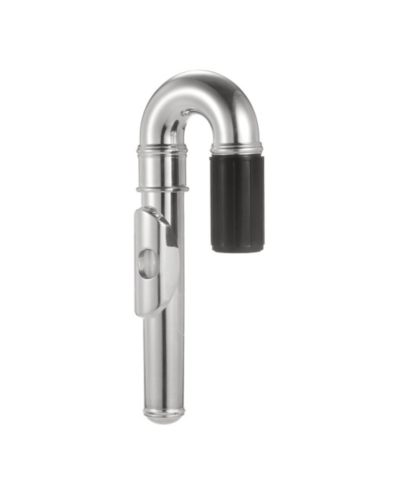 Nickel-Plated Flute Curved Head Joint Musical Instrument Accessories Headjoints Replacement Part