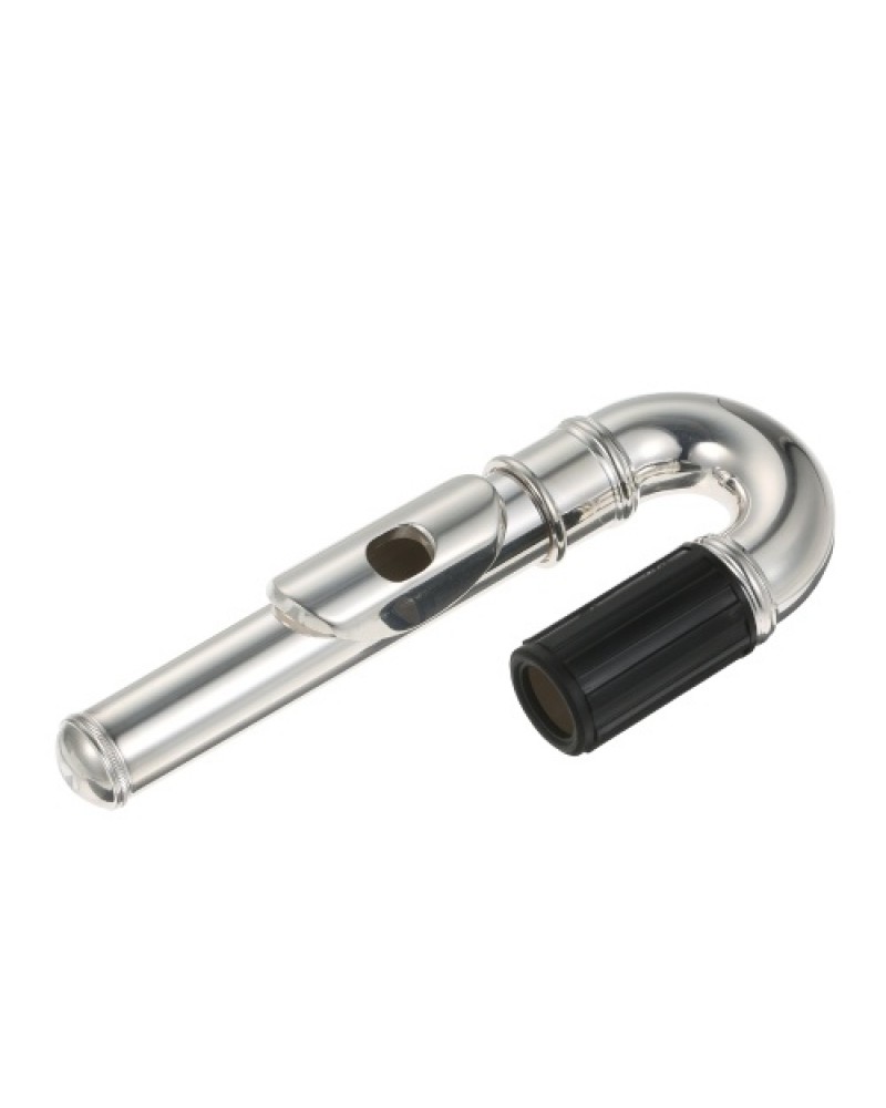 Nickel-Plated Flute Curved Head Joint Musical Instrument Accessories Headjoints Replacement Part