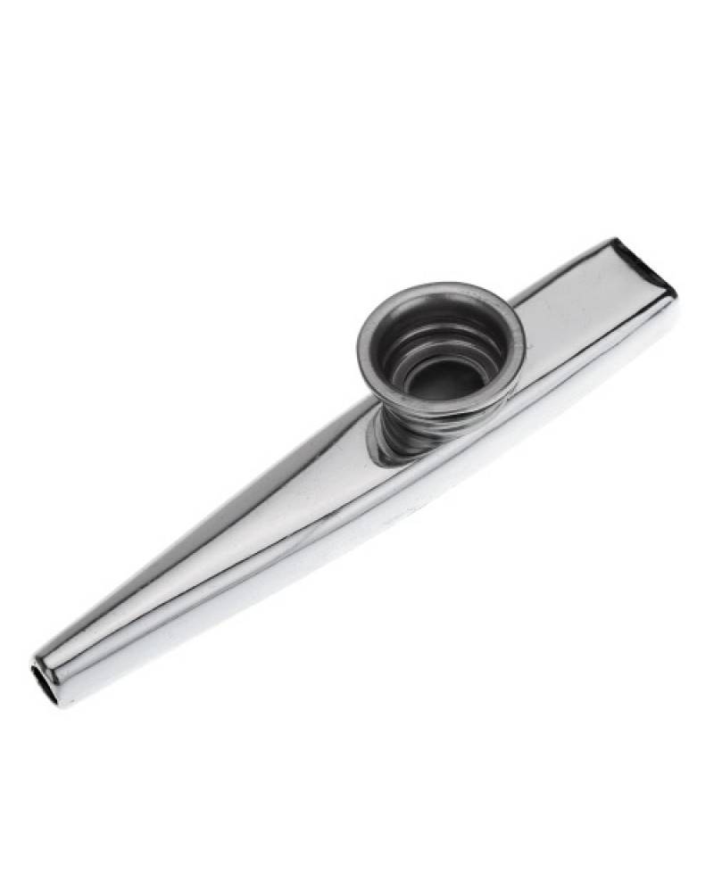 Kazoo Aluminum Alloy Metal with 5pcs Flute Diaphragm Gift for Kids Music Lovers