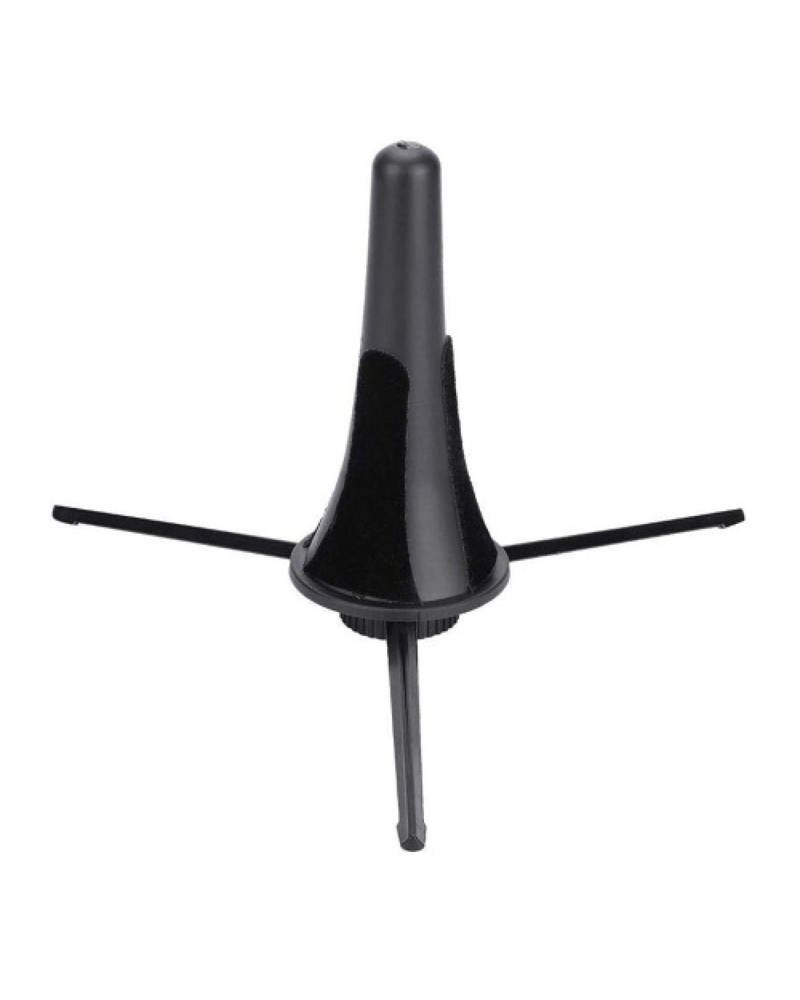 Foldable Clarinet Oboe Stand Straight Saxophone Tripod Holder for Wind Instrument Black