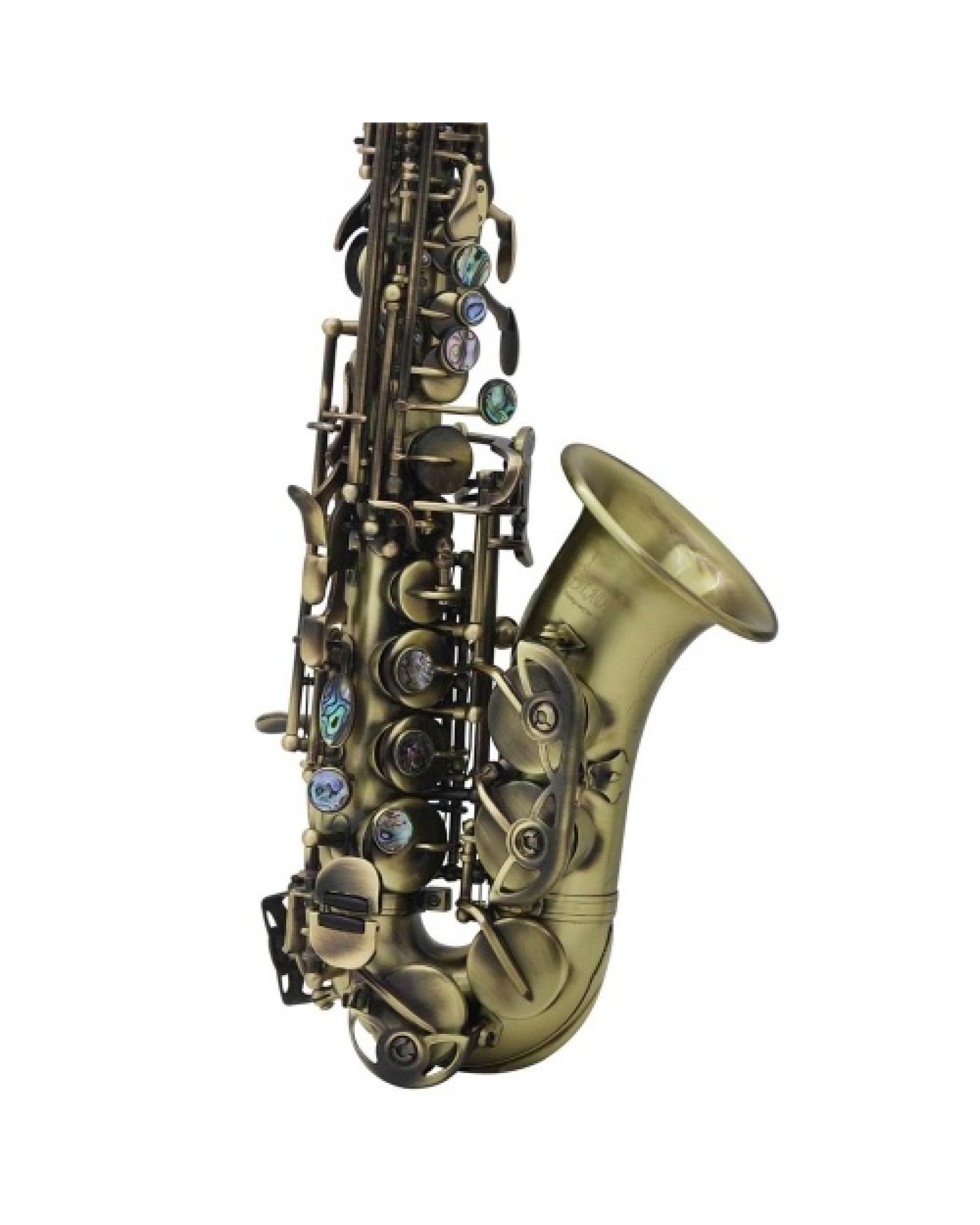 Vintage Style Bb Soprano Saxophone Sax Brass Material Woodwind