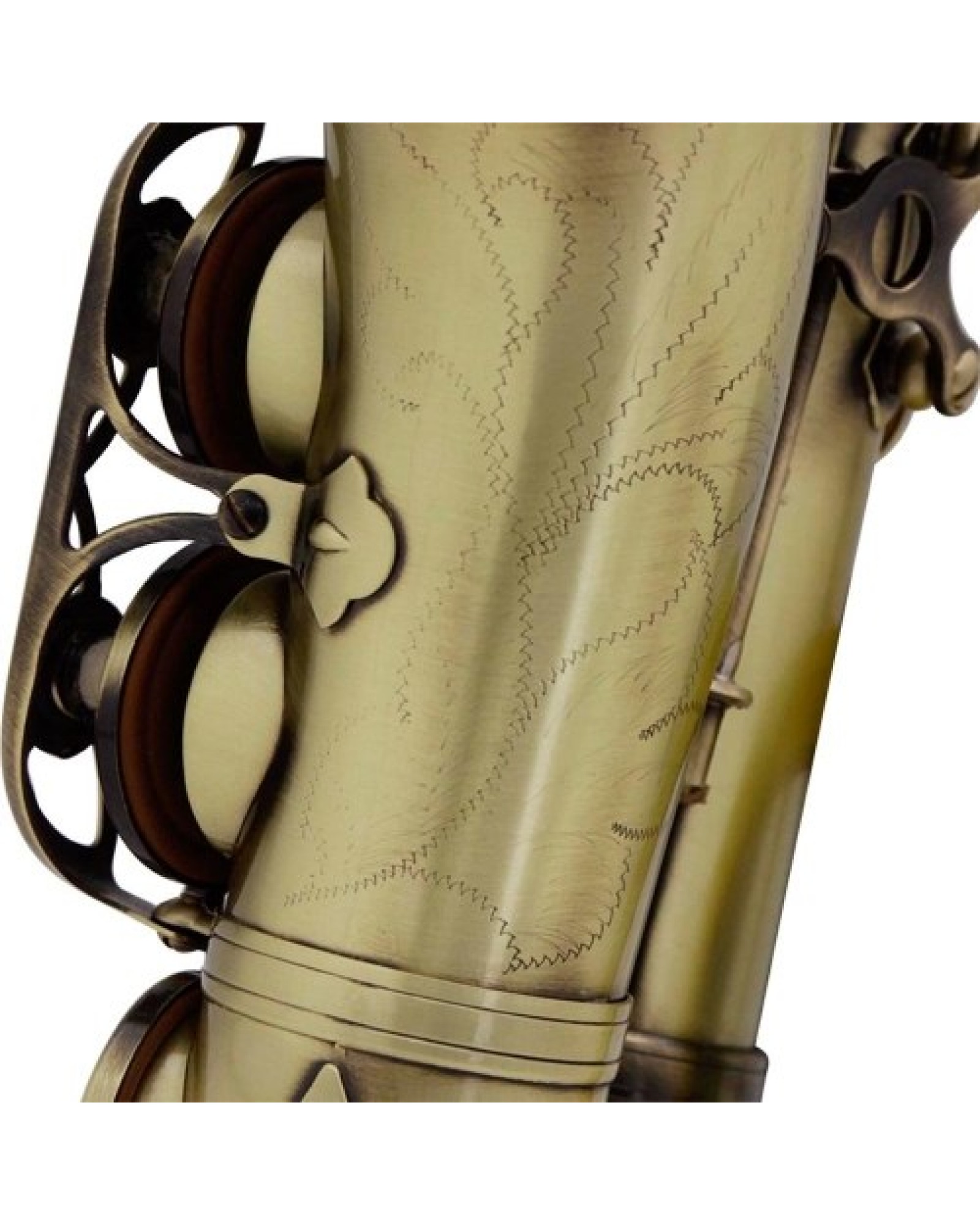 Vintage Style Bb Soprano Saxophone Sax Brass Material Woodwind