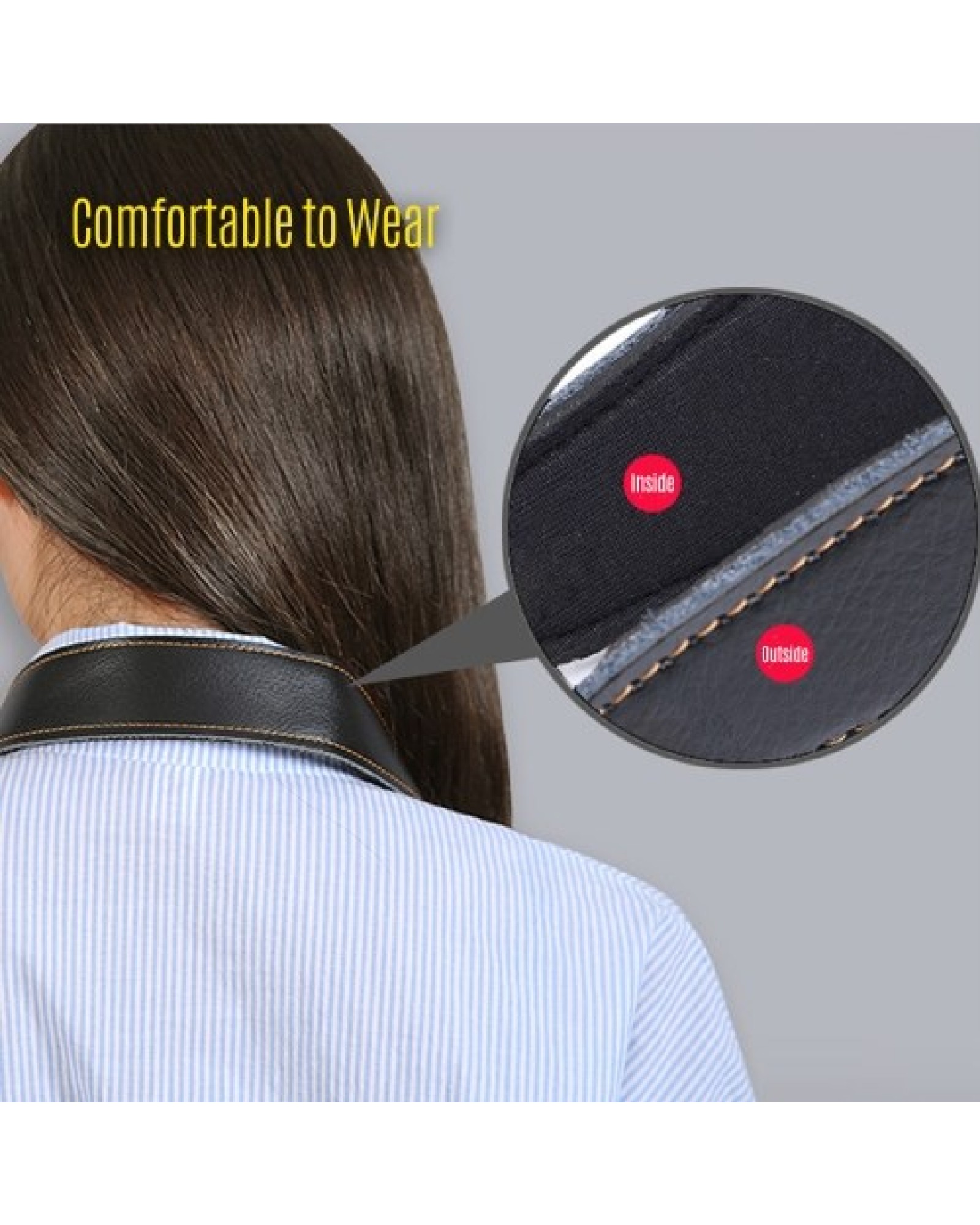 Adjustable Saxophone Neck Strap Leather Sax Strap Metal Hook for Tenor/ Soprano/ Alto Saxophones Clarinet
