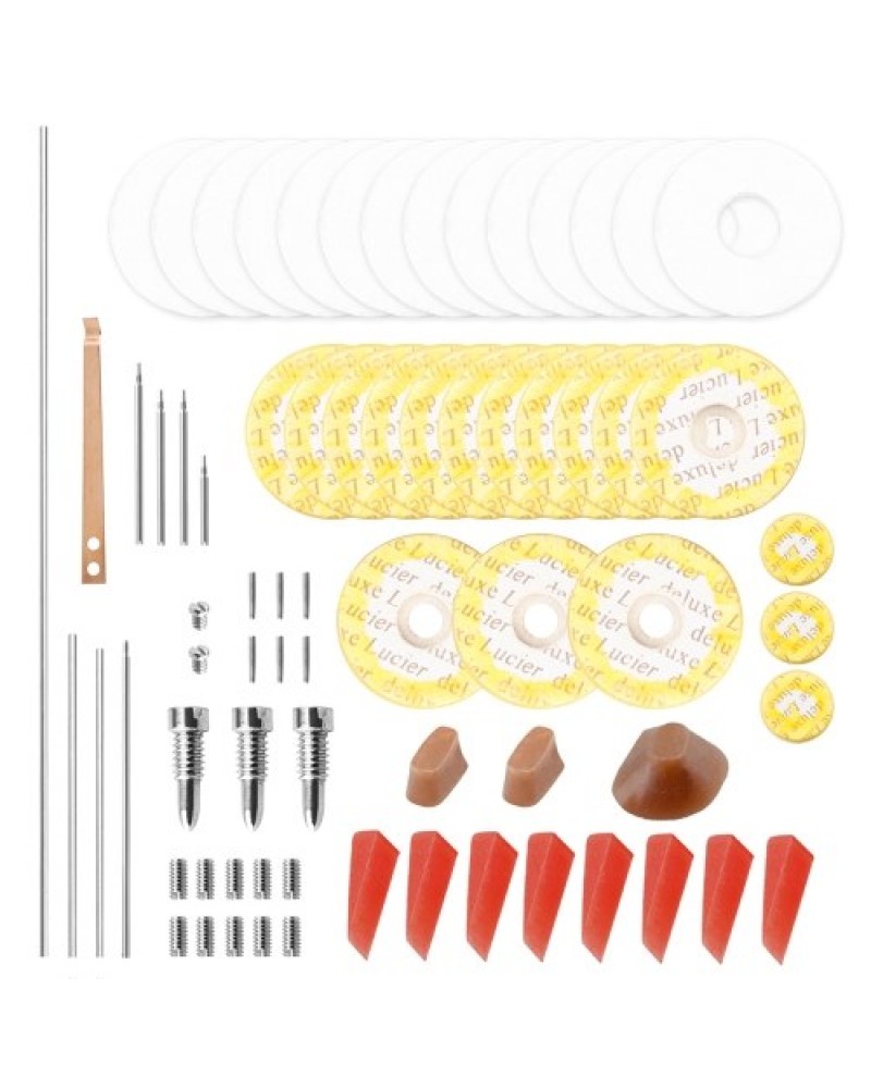 Professional Flute Repair Maintenance Tool Kit Shafts+Screws+Gaskets+Pads+Dowels+Reed Musical Instrument Accessories