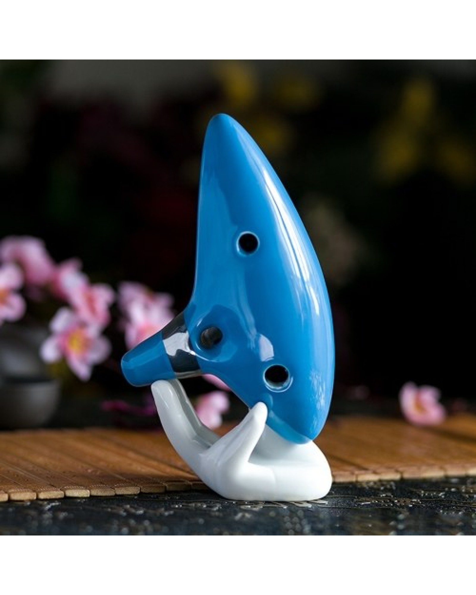 12 Holes Alto C Zelda Ocarina Ceramic Vessel Flute Wind Musical Instrument