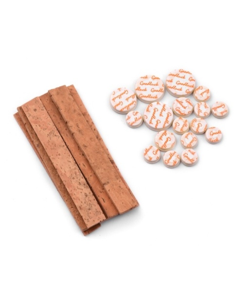 Clarinet Neck Joint Cork and Pad Set 10 Piece of Clarinet Neck Joint Cork 17 Piece Clarinet Pads for Bb Clarinet