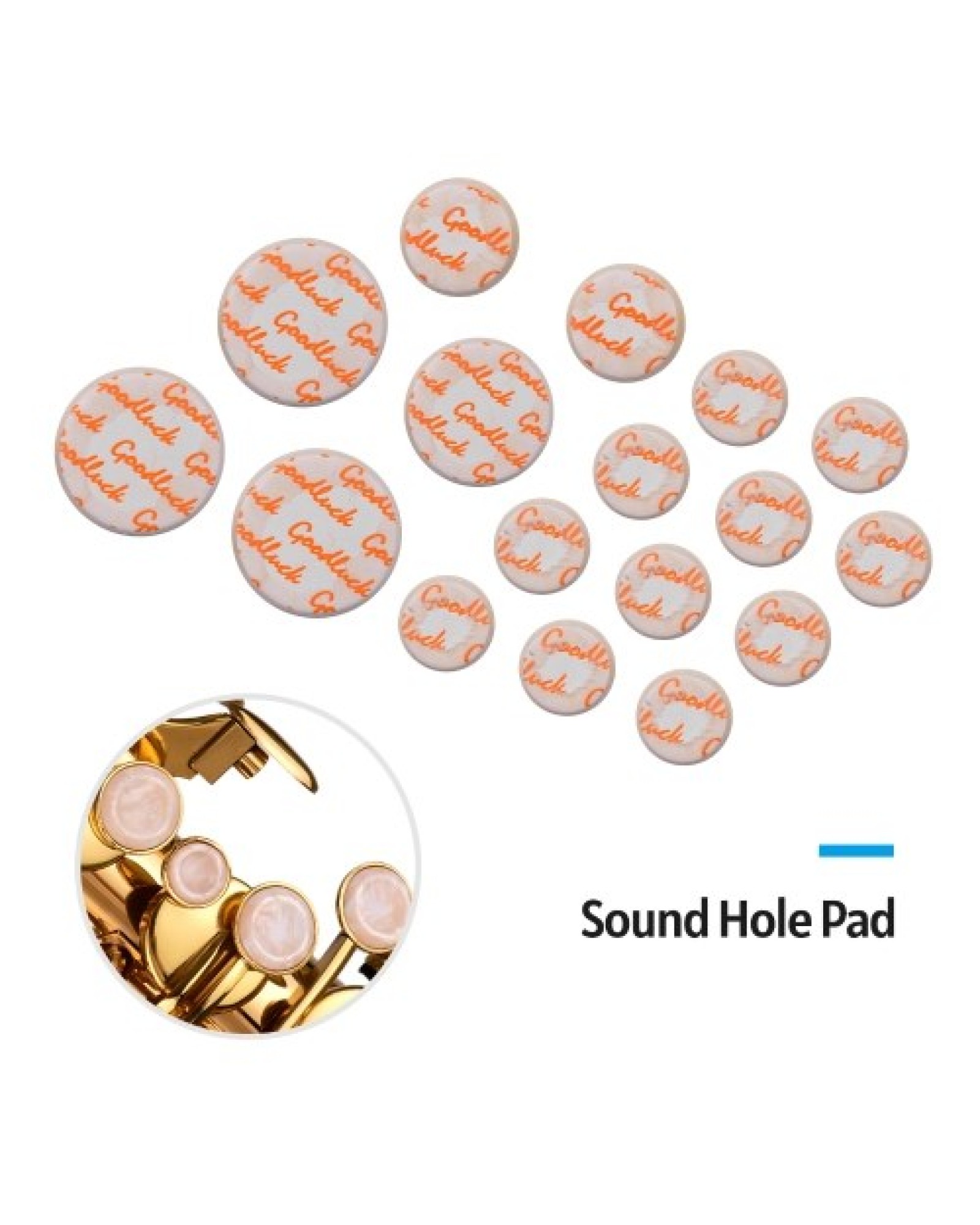 Clarinet Neck Joint Cork and Pad Set 10 Piece of Clarinet Neck Joint Cork 17 Piece Clarinet Pads for Bb Clarinet