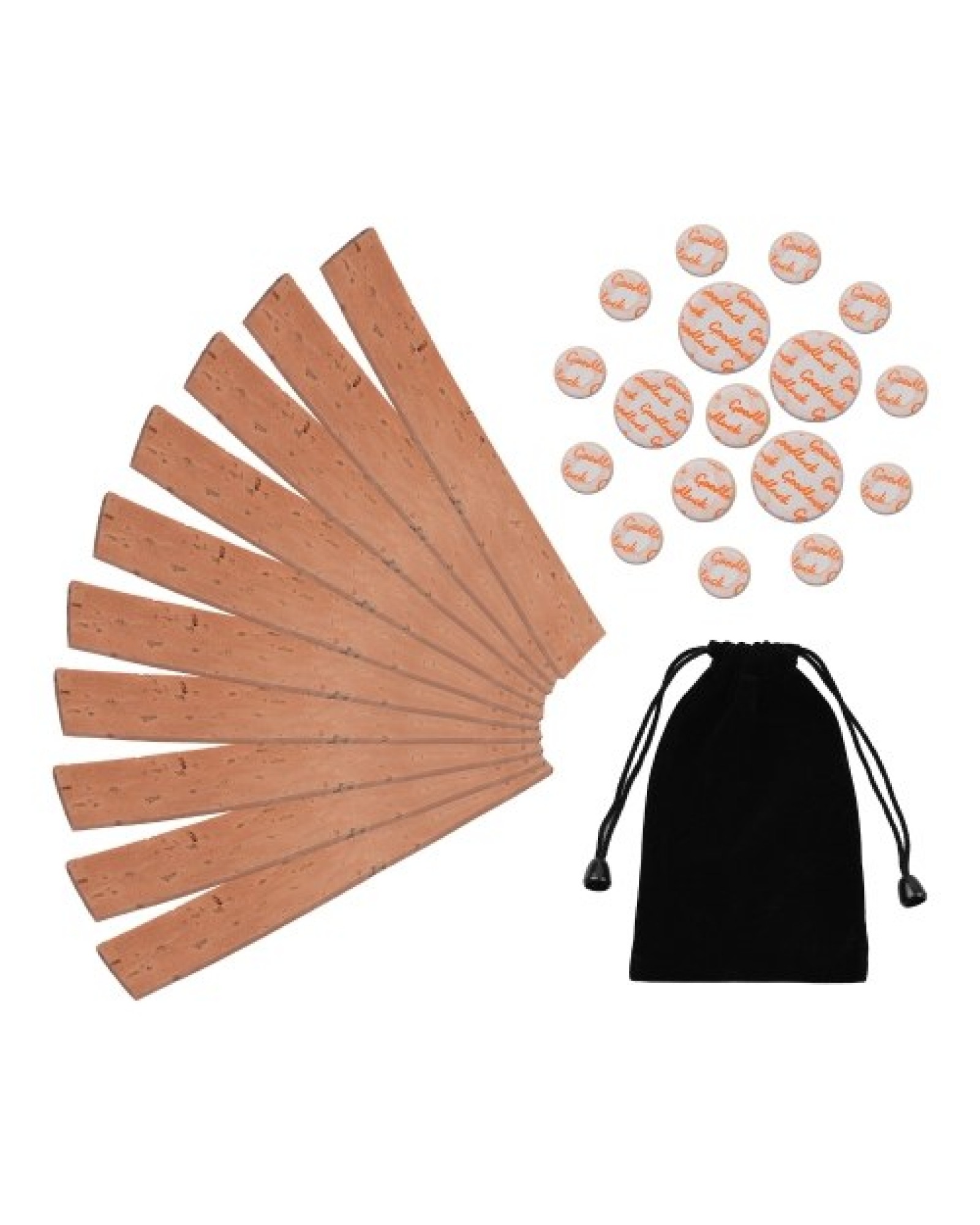 Clarinet Neck Joint Cork and Pad Set 10 Piece of Clarinet Neck Joint Cork 17 Piece Clarinet Pads for Bb Clarinet