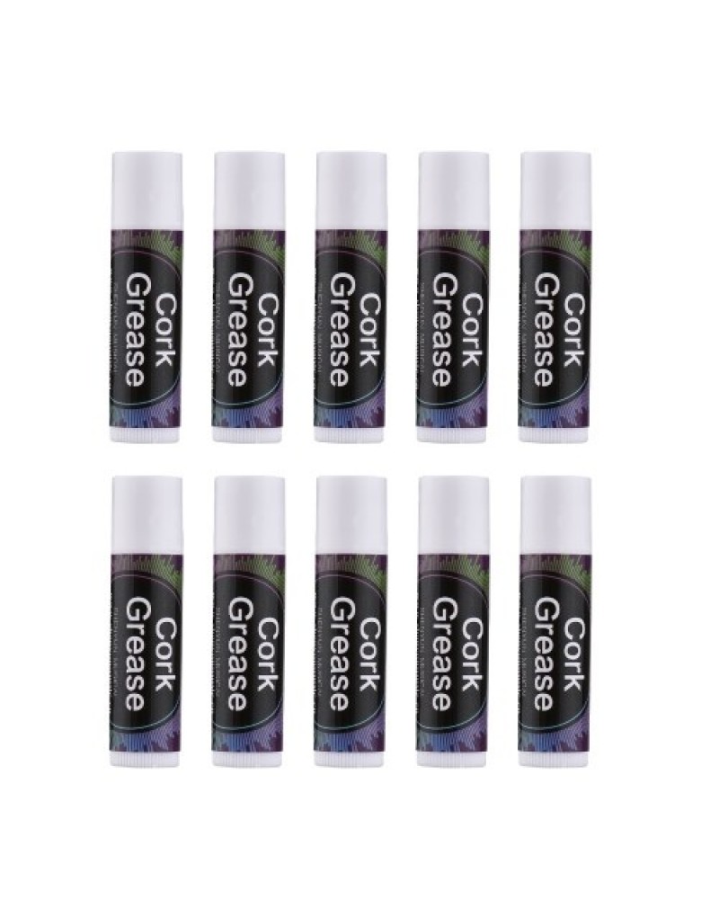 10 PCS Cork Grease Woodwind Instruments Accessory for Saxophone Clarinet Flute