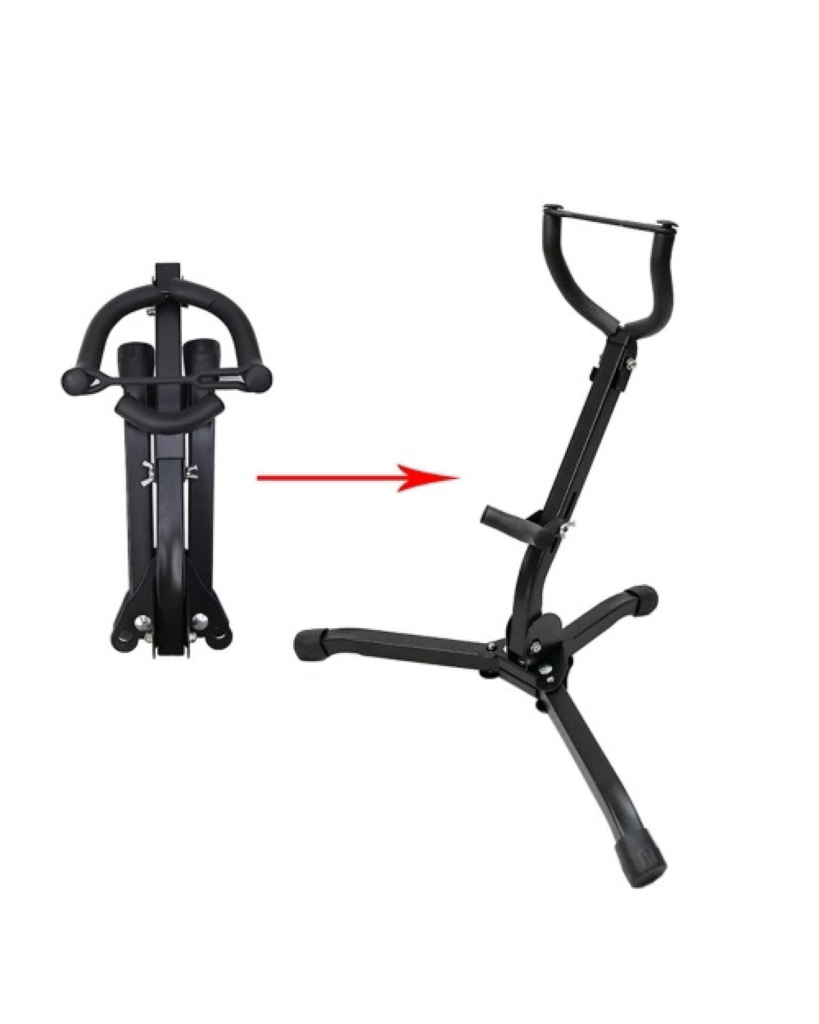 Foldable Portable Alto Tenor Saxophone Stand Sax Tripod Holder Saxophone Accessories