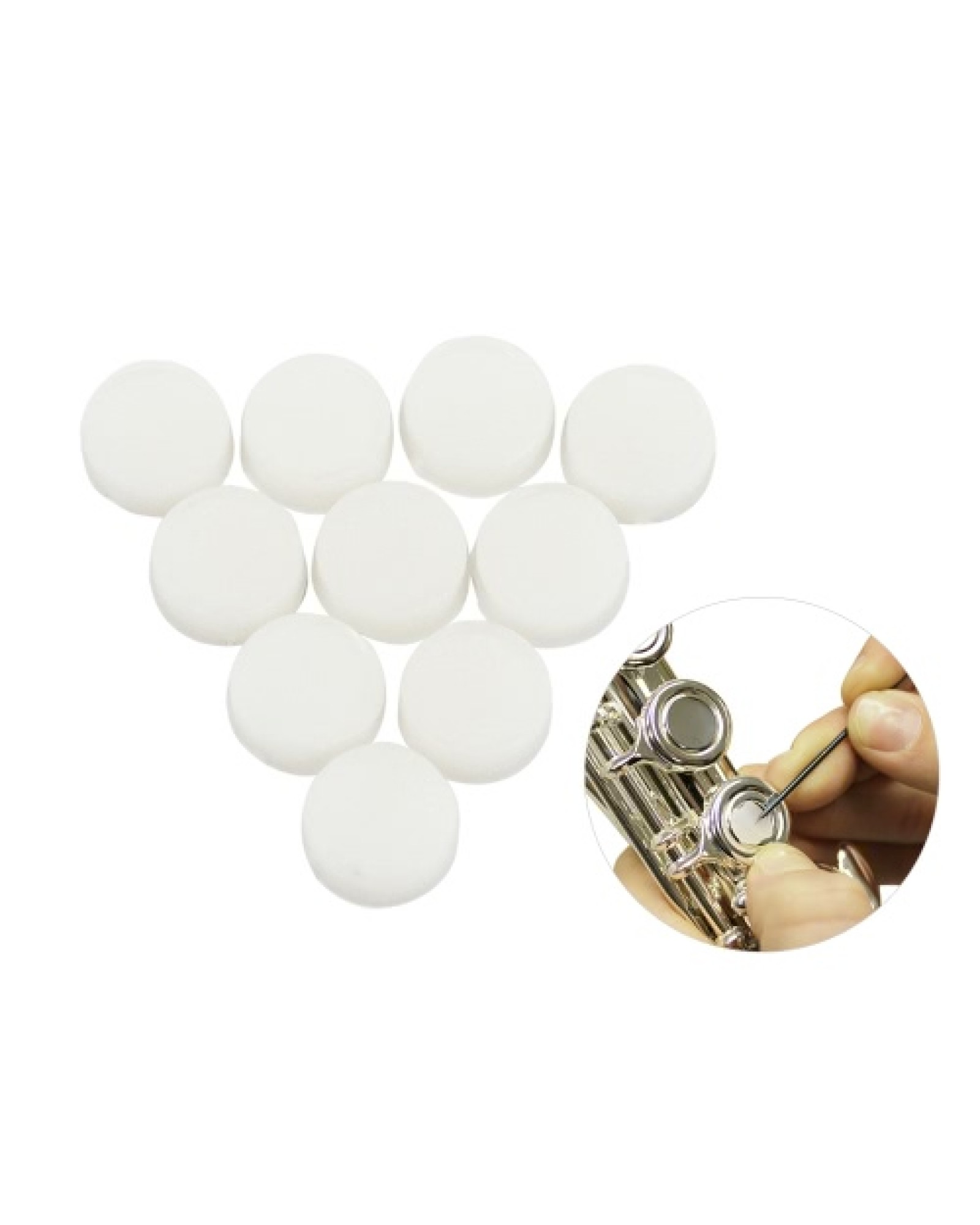 10pcs Soft Rubber Flute Key Plugs Open Hole Plug Covers Flutes Repair Parts Accessories